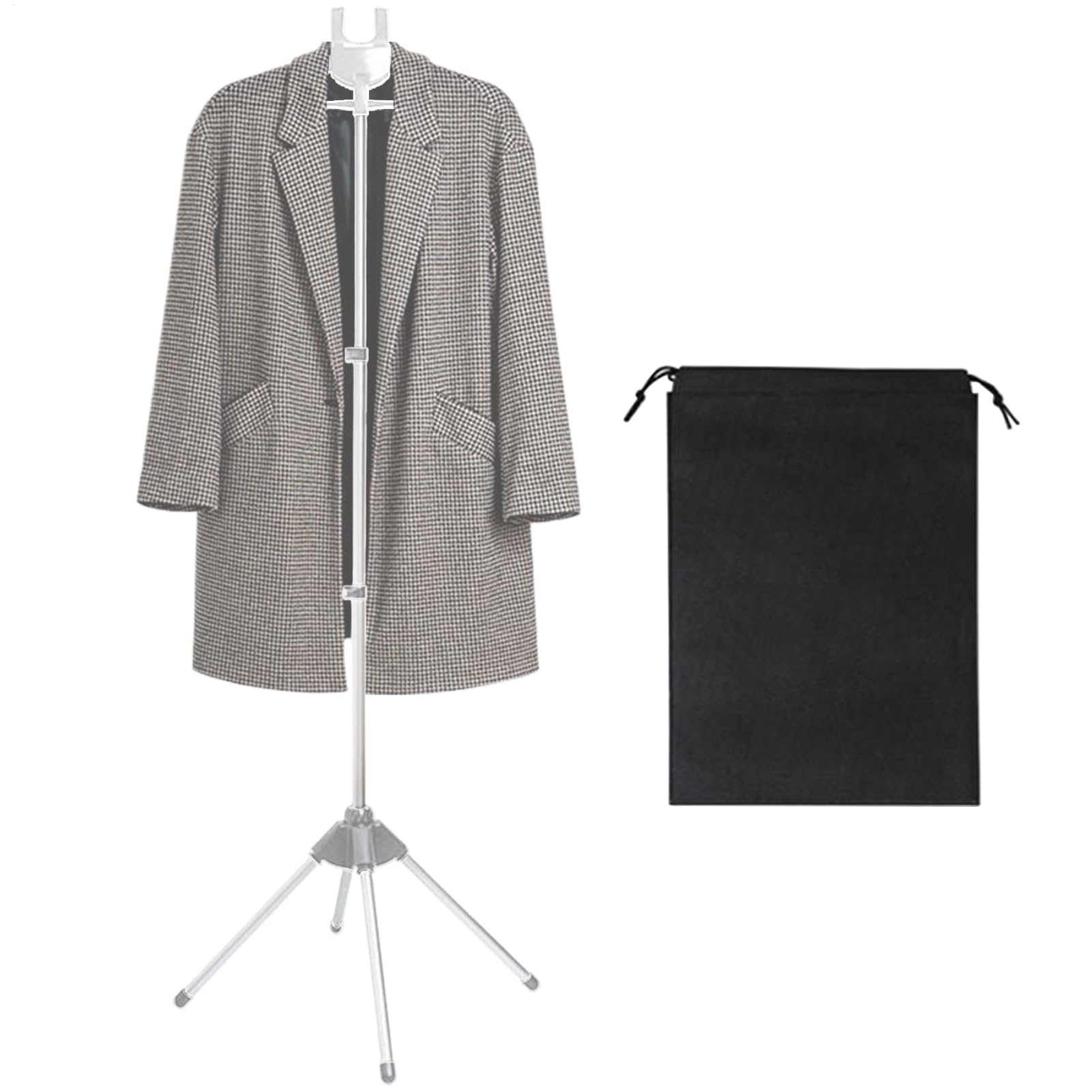 Support pour vapeur pliable idéal pour défroisser vos vêtements à l'hôtel ou à la maison