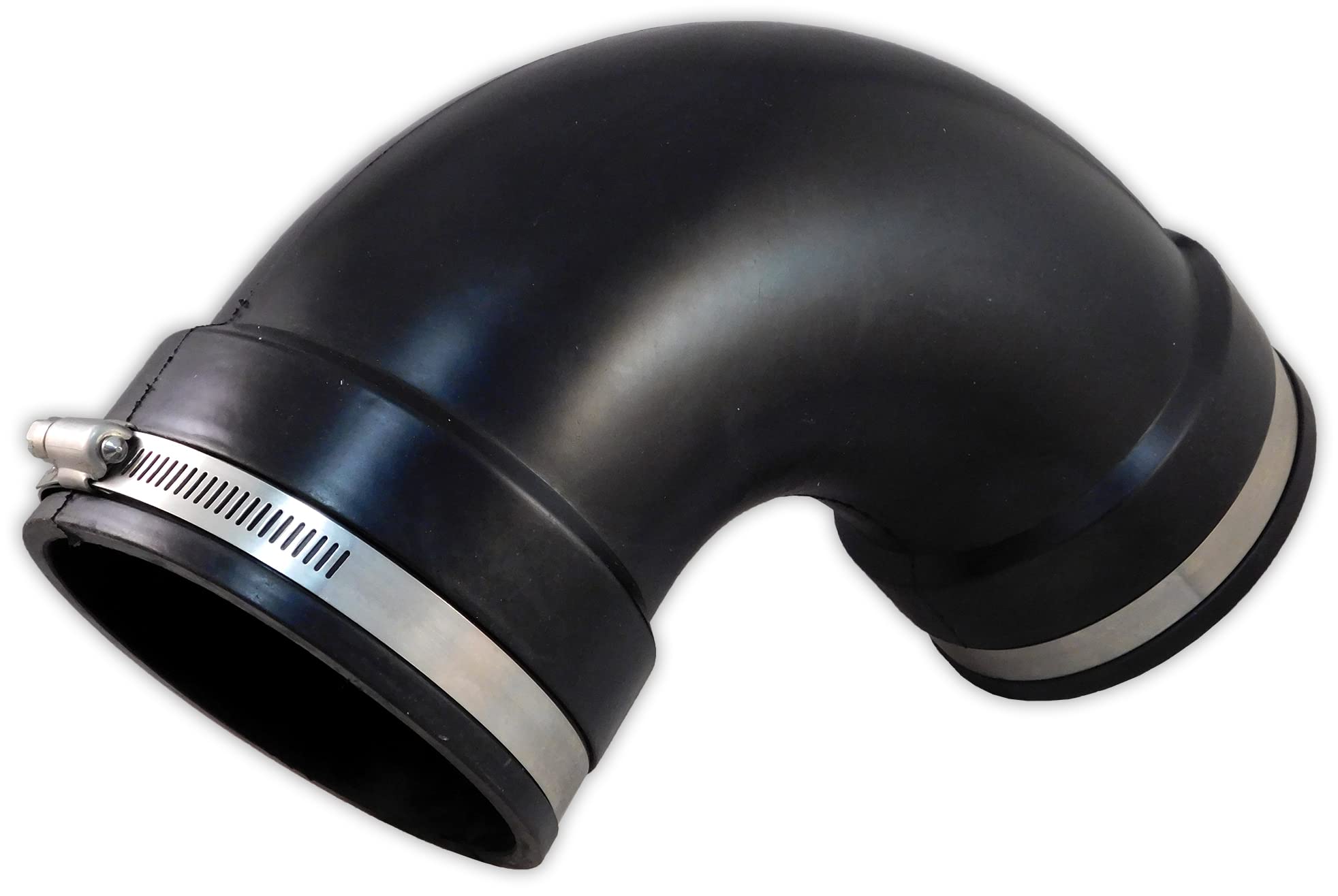 Aquacadabra Rubber 3" 90° Elbow Pipe Adapter for Pond & Garden Use