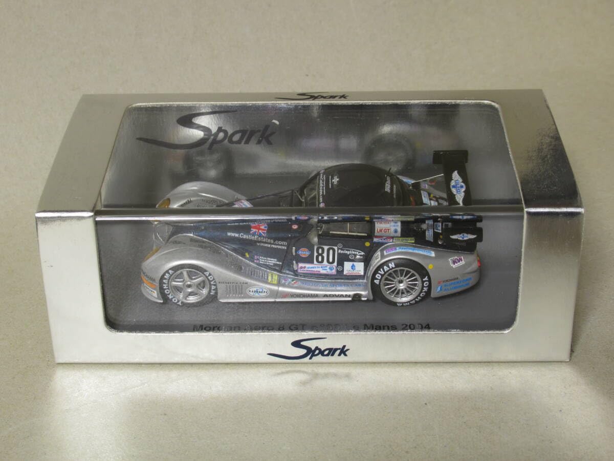 Amazon | 1/43 モーガン エアロ 8 GT #80 ルマン 2004 | ミニカー