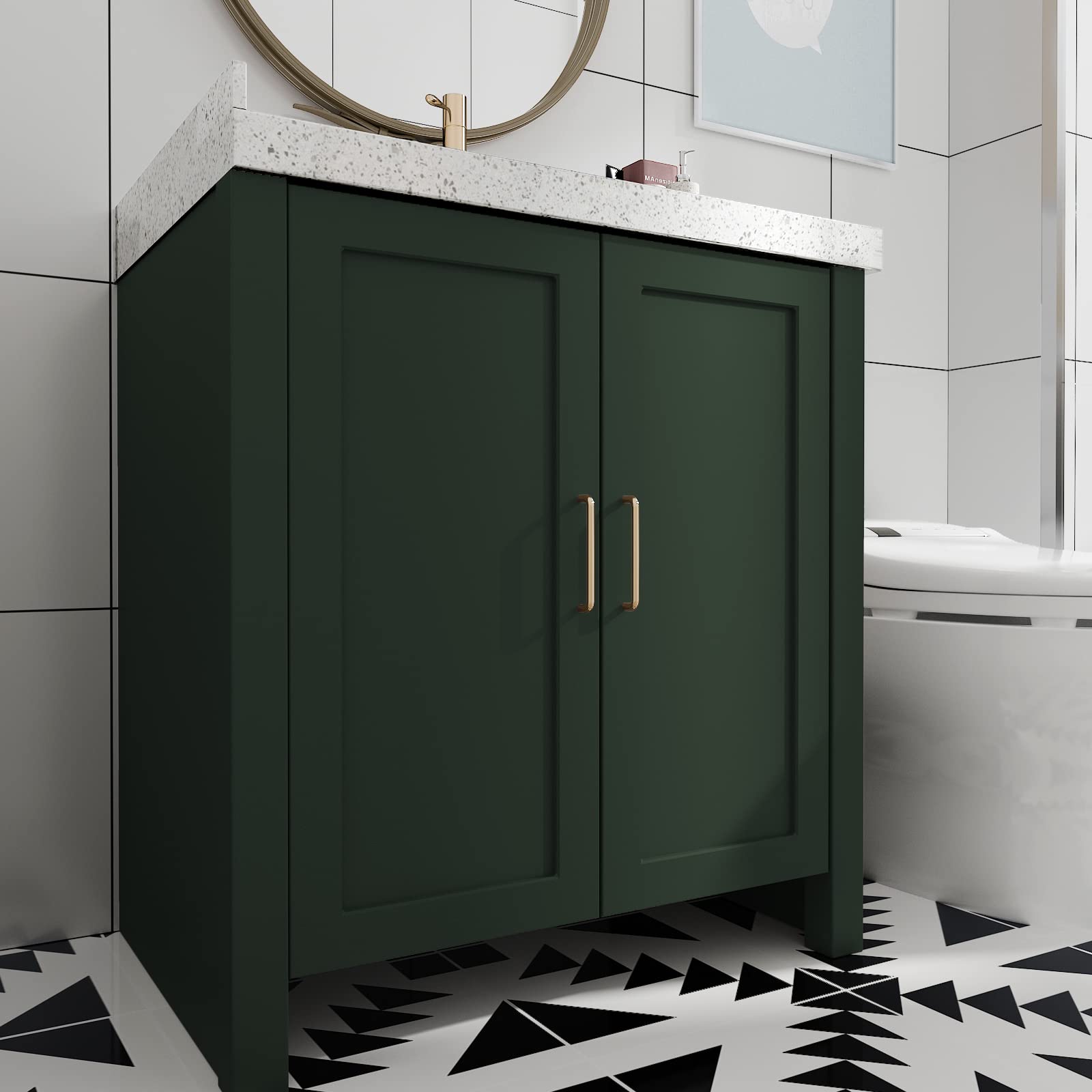 VaryPaper Papier Peint Vert Sauge Moderne 40cmx200cm Adhesif Pour