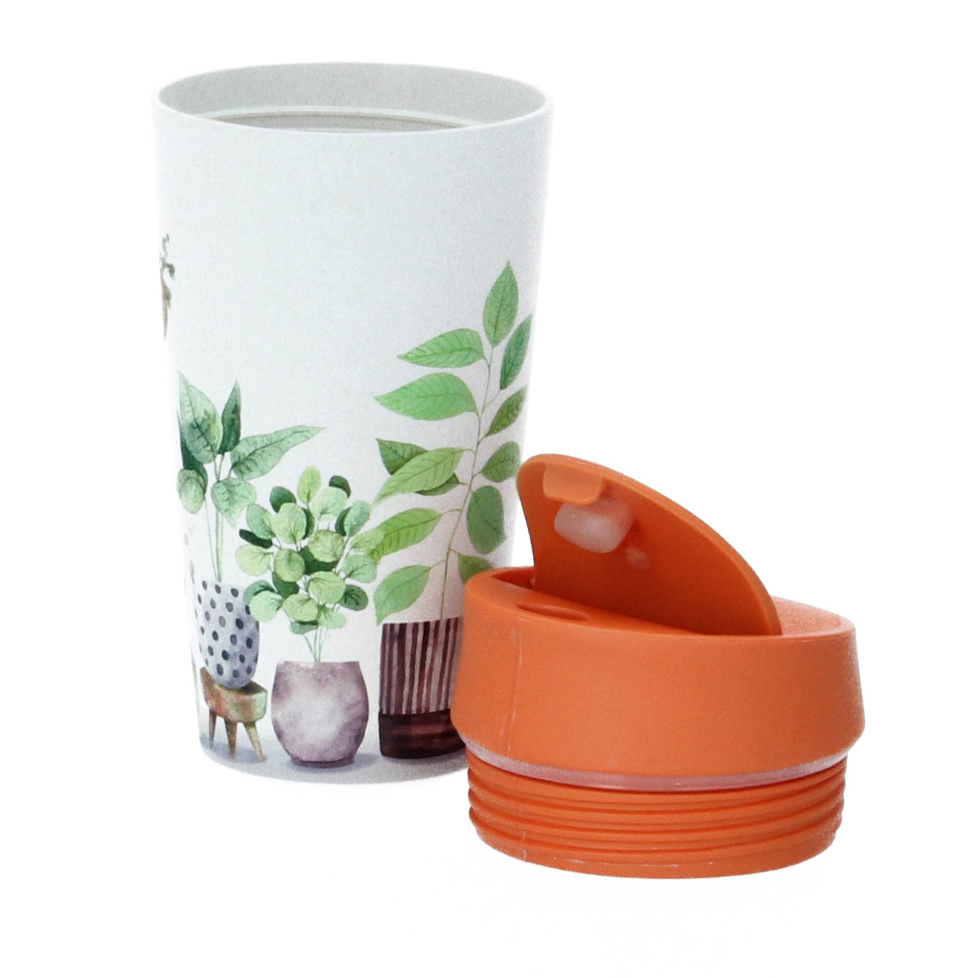 Chic Mic Bioloco Plant Deluxe Cup Becher mit Deckel aus Pflanzenbasierten  Material in der Farbe Plant Friends mit einem Fassungsvermgen von 420ml,  Mae: 8,3cm x 8,3cm x 14,20cm, BPD123 : Amazon.de: Baby