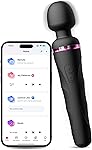 LOVENSE Domi 2 Potente y Silencioso Masajeador de Varita con Control Remoto App y Bluetooth, Vibrador con Patrones de Vibración Personalizados Ilimitados