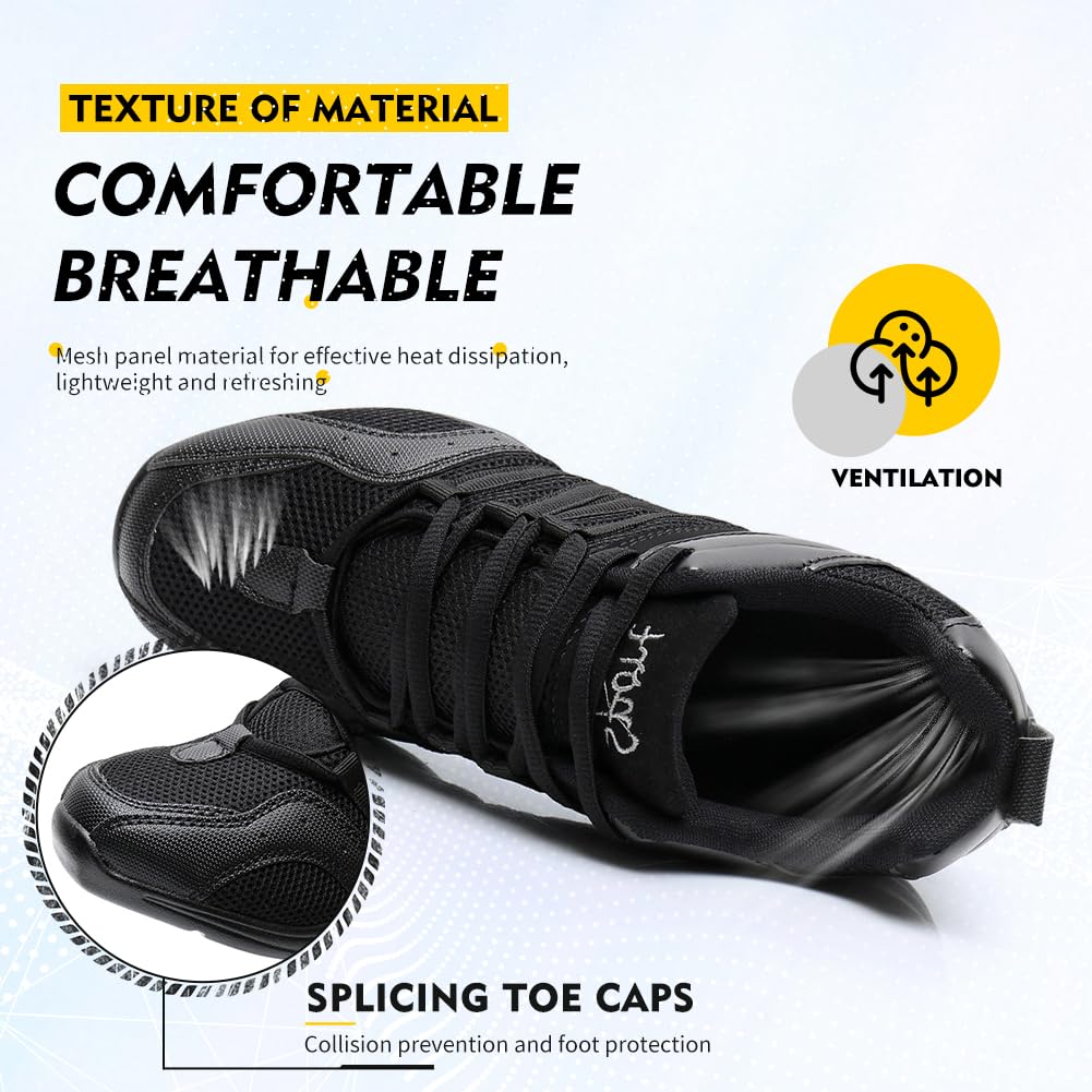 Scarpe da Ballo Sportive Donna con Lacci Casual Traspirante Antiscivolo Jazz Moderno Danza Sneakers,Modello-LYX729