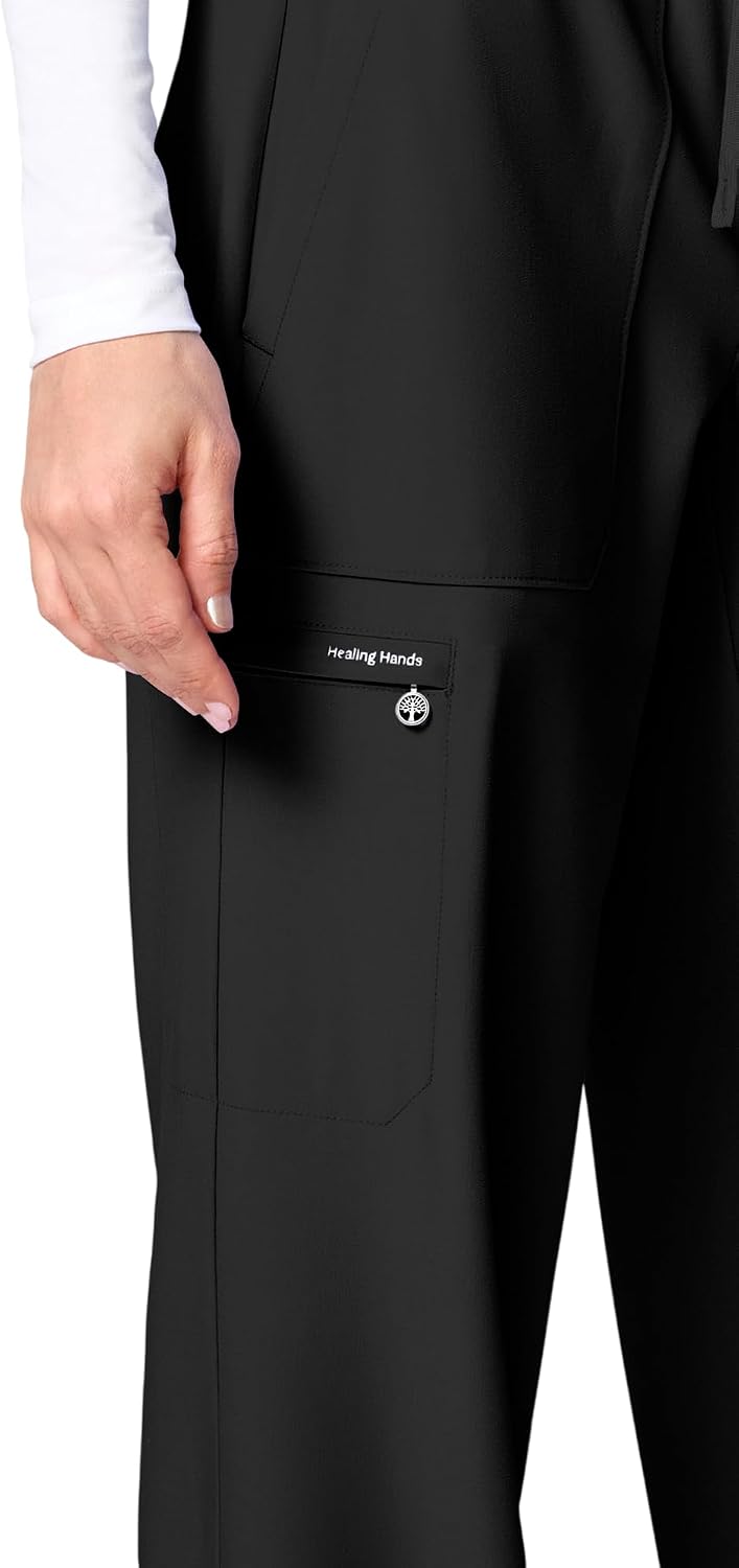 Healing Hands EVRY Women's Wide Leg Scrub Pants with Elastic Waist