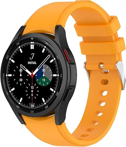 Senter Correas de reloj para Samsung Galaxy Watch 4 y Galaxy Watch 4 Classic, correa de repuesto deportiva de silicona suave para Samsung Galaxy