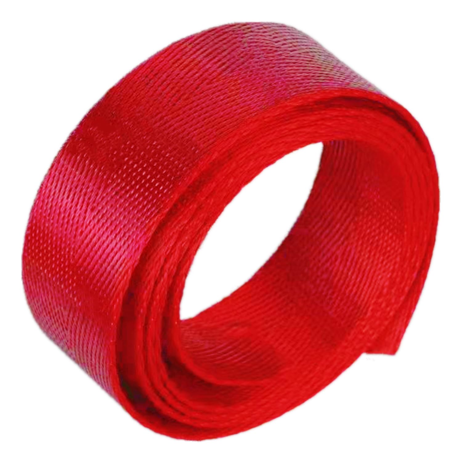 FGJsfhrDTU Webbing, 38mm Nylon Herringbone 5-20 Yard Multicolor(Red,20 yard)