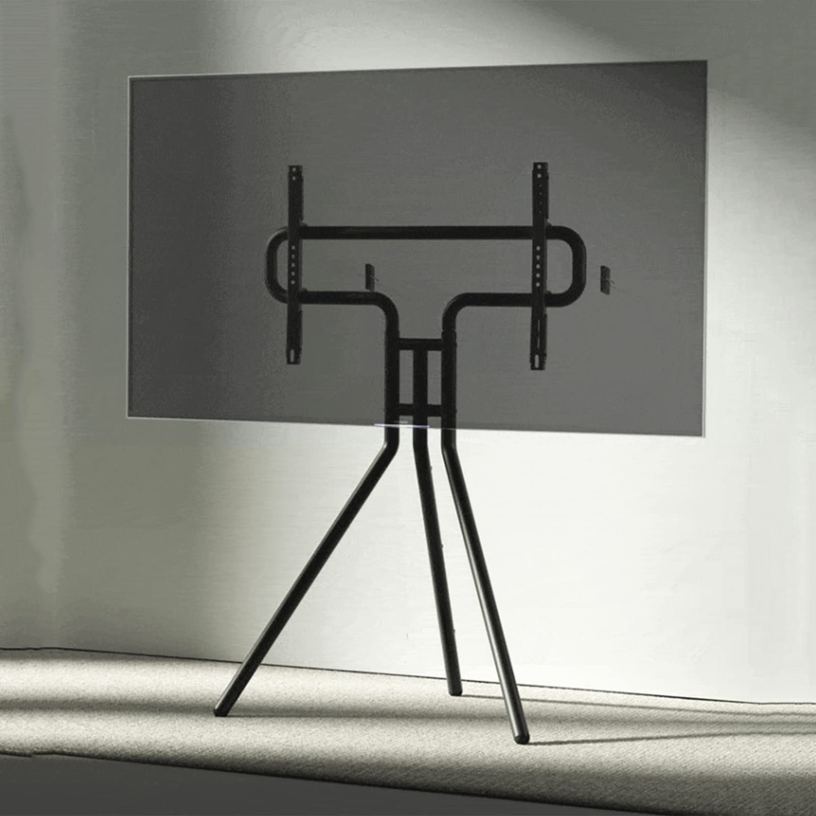 Support TV réglable en hauteur d'angle pour gagner de l'espace