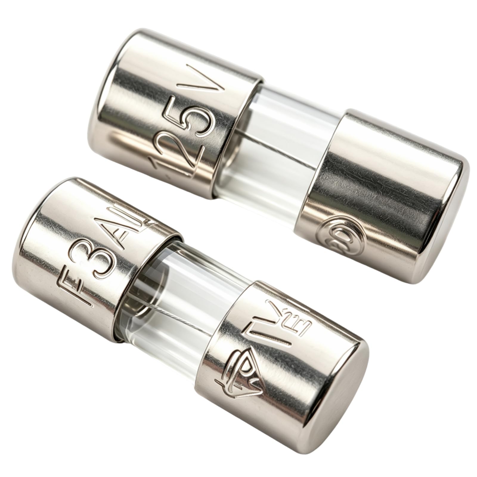 Micro fusibile da 3 A, 3 A, 125 V, 20 pezzi, mini fili di luci di Natale, fusibili di ricambio in vetro per luci LED e mini luci a stringa di spine di sicurezza. Dimensioni fusibile F3AL: 3,6