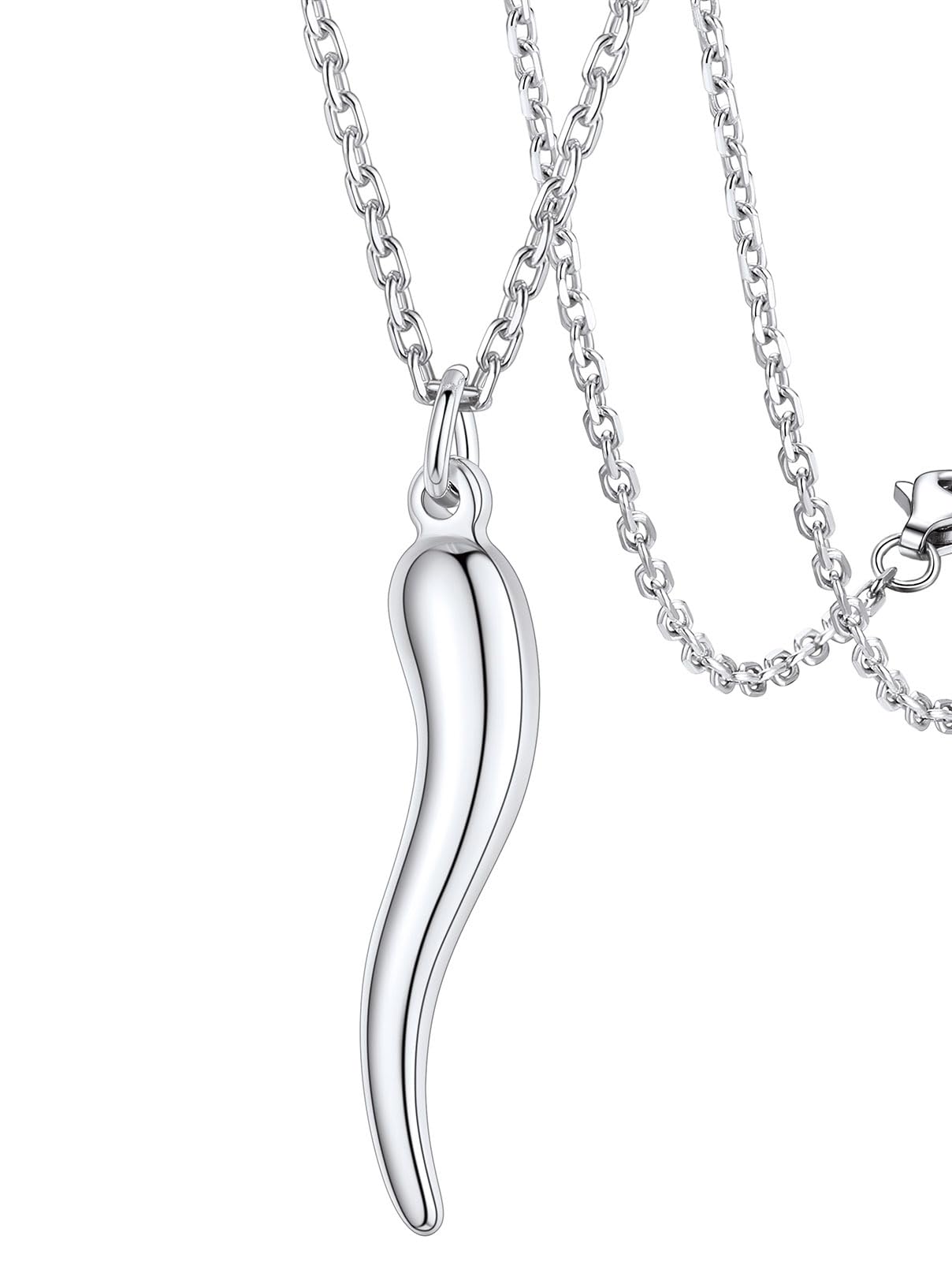 corno necklace silver LORO ロロ　enof corno necklace silver LORO ロロ enof corno necklace silver LORO