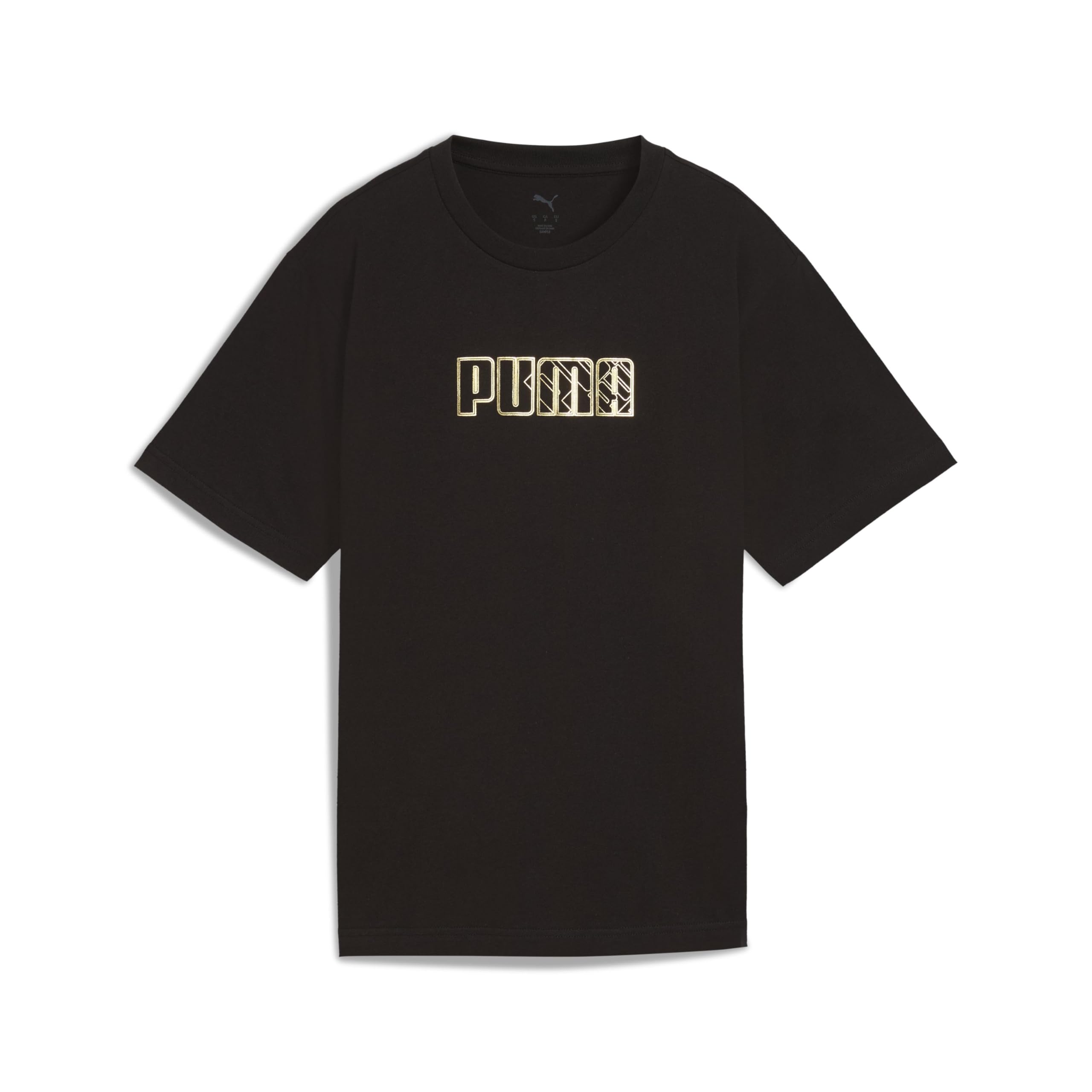 T-shirt femme PUMA en coton doux coupe relax manches courtes