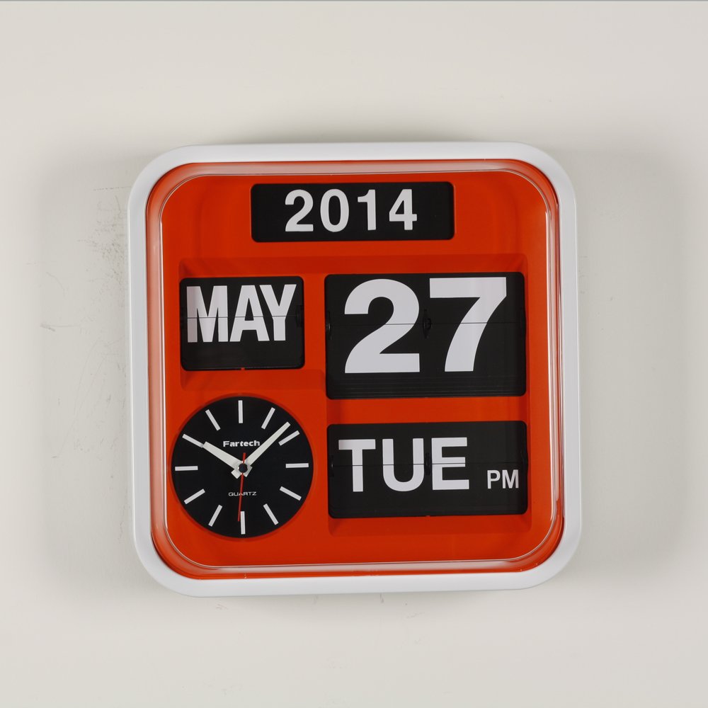カレンダー・スケジュール Fartech Wall Flip Clock (M) Fartech automatic calendar flip clock retro desktop clock