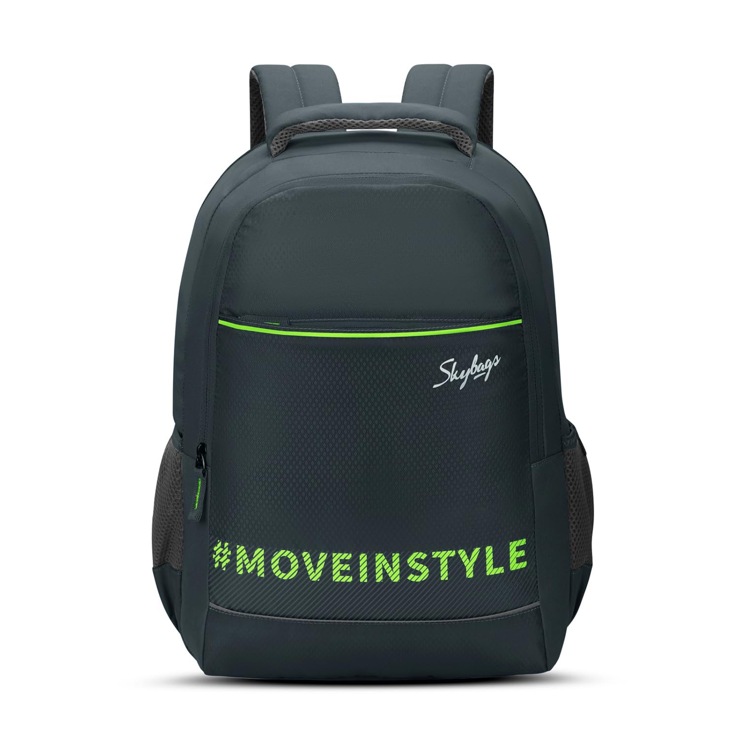 Dune Backpack | 25 Litre | Premium Diamond pattern fabric | Upto 17 inch Laptop Portection | 02 Compartment | For Office and Casual Unisex Men Women Boys Girls |-image-25