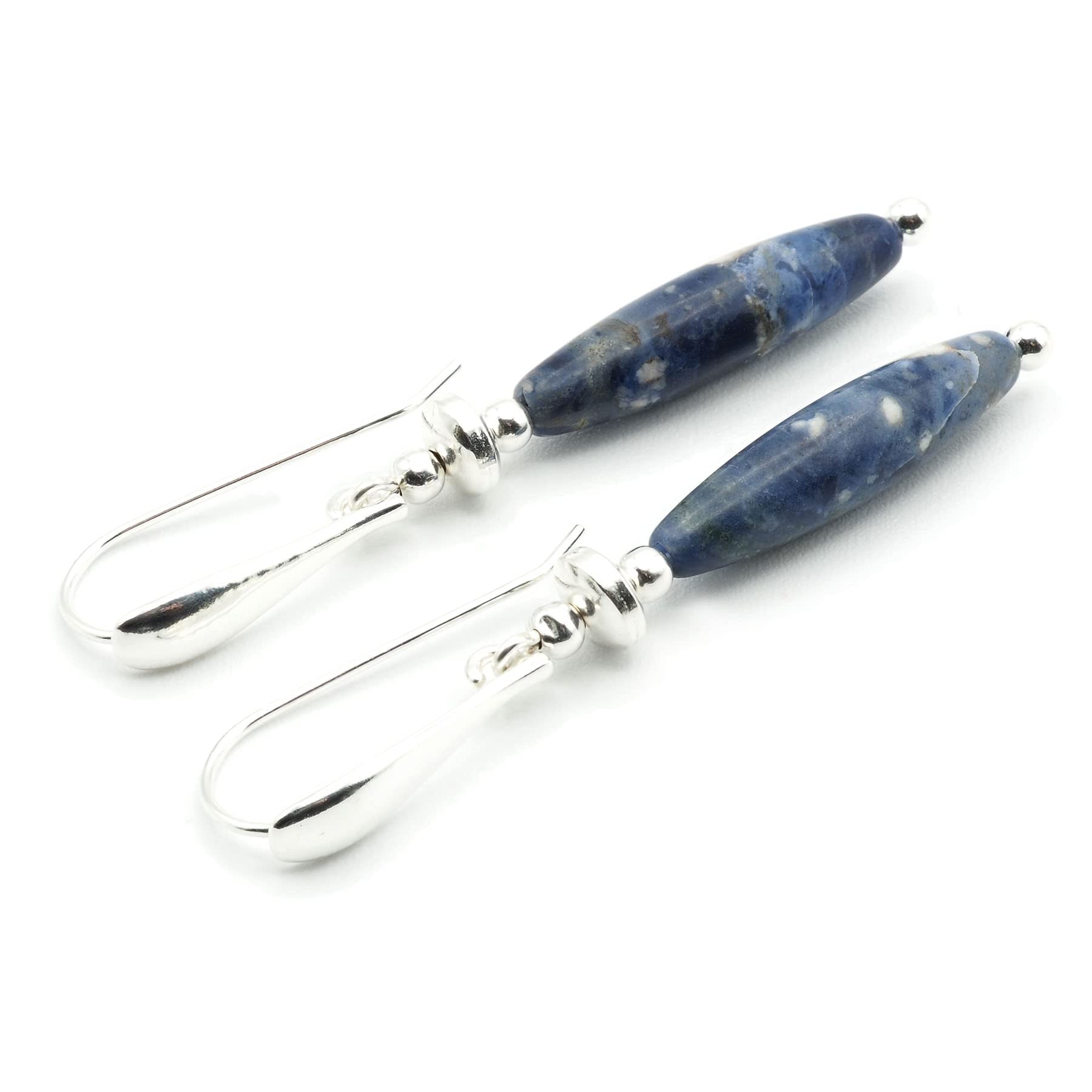 Pendientes Sodalita y Plata 925