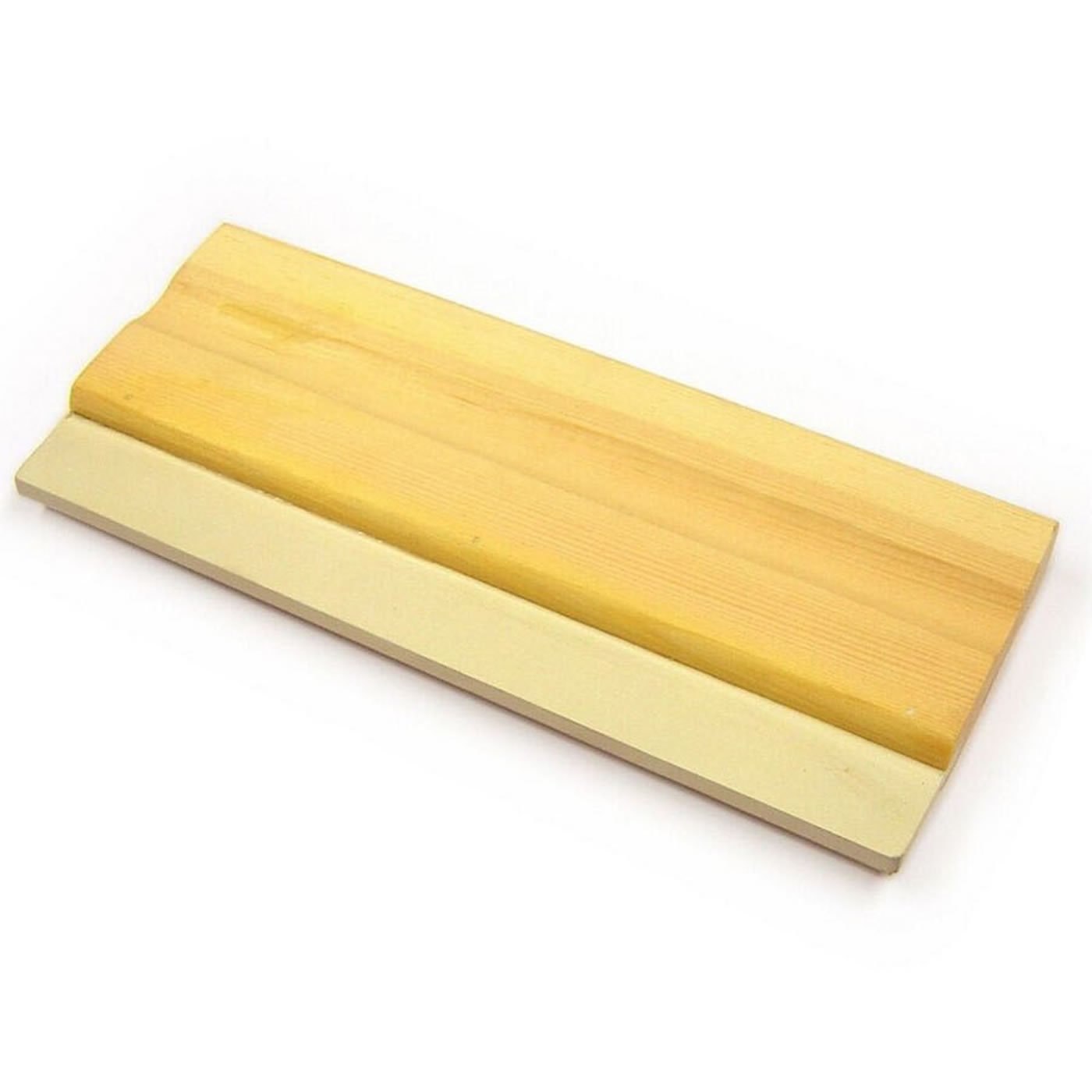 Bcreativetolearn Brown A4 A3 Screen Printing Squeegee With Wooden Handle & Rubber Blade For Print Making By Bcreative® (A4)