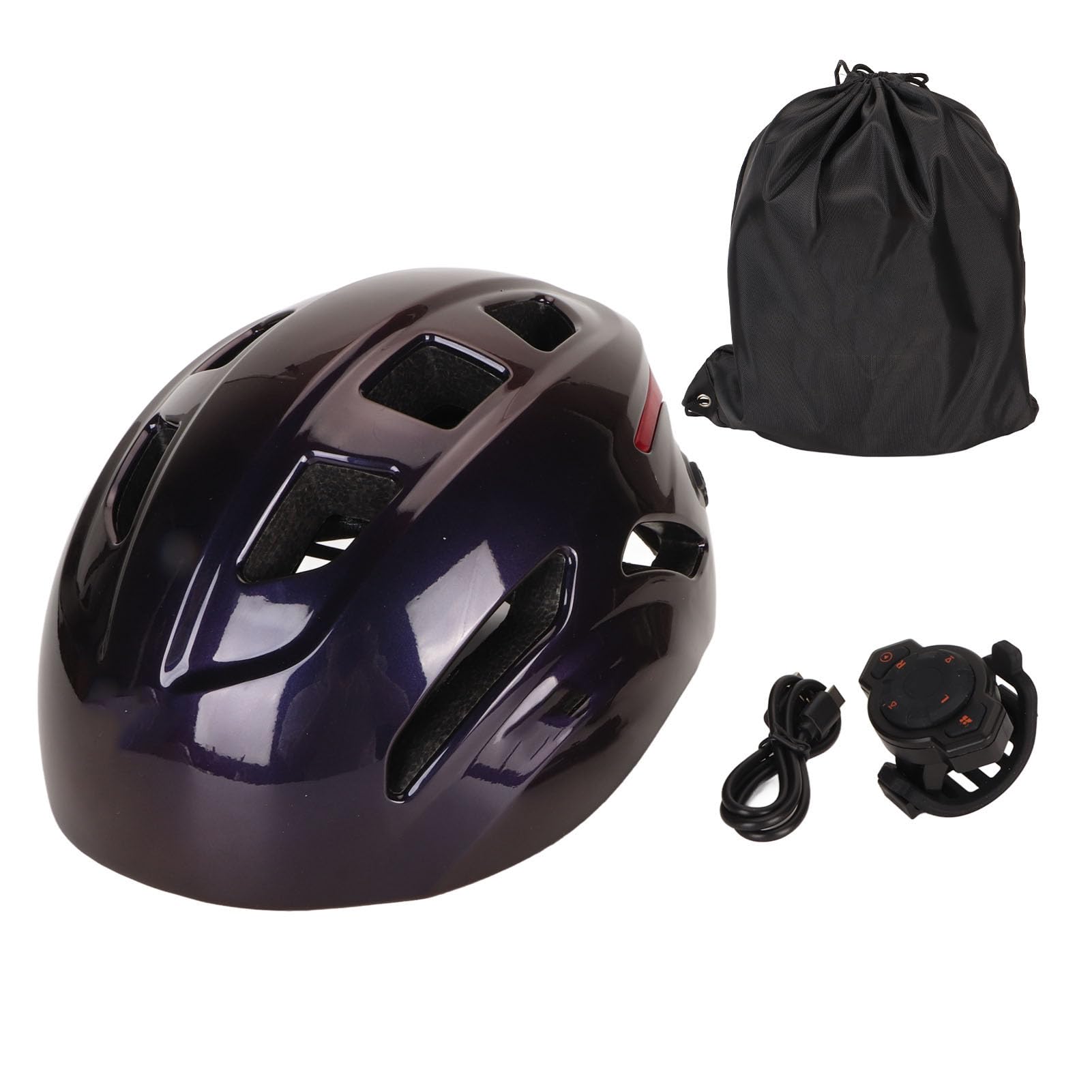 Intelligenter Fahrradhelm, B20 Smart Fahrradhelm, Sprechen/Freundes Gegensprechanlage/Warnung Rücklicht/Multi Personen Fernbedienung, für Fahrrad Sport & Freizeit