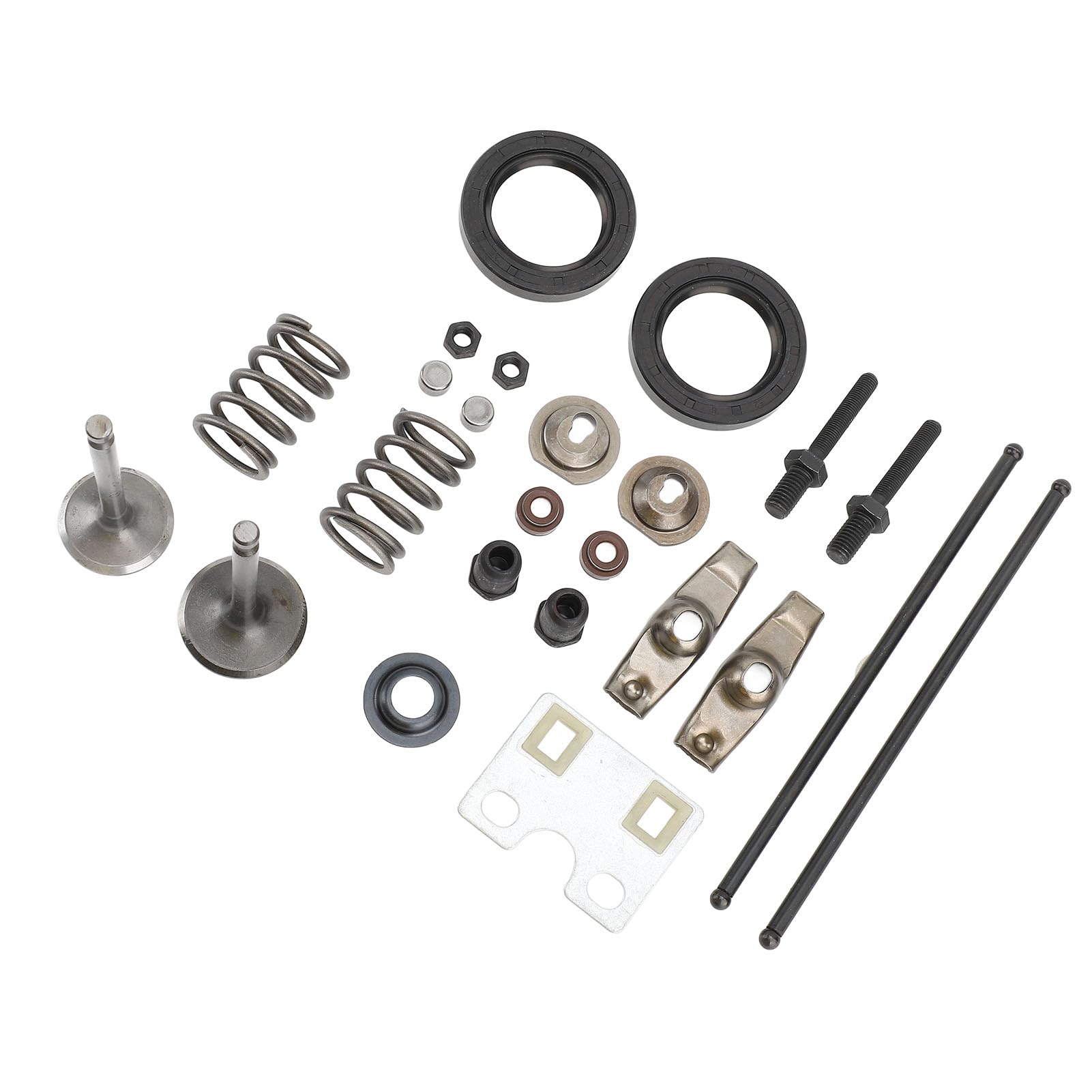 Set Aste di Spinta della Valvola, Set di Bilancieri con Piastra Guida in Metallo 24 Pezzi per Motore GX340 GX390