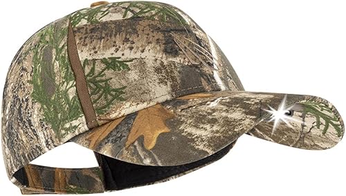 Gorra con luz LED - POWERCAP Gorra de béisbol con luz incorporada - Luz de visera LED con faro brillante y clasificación IPX4