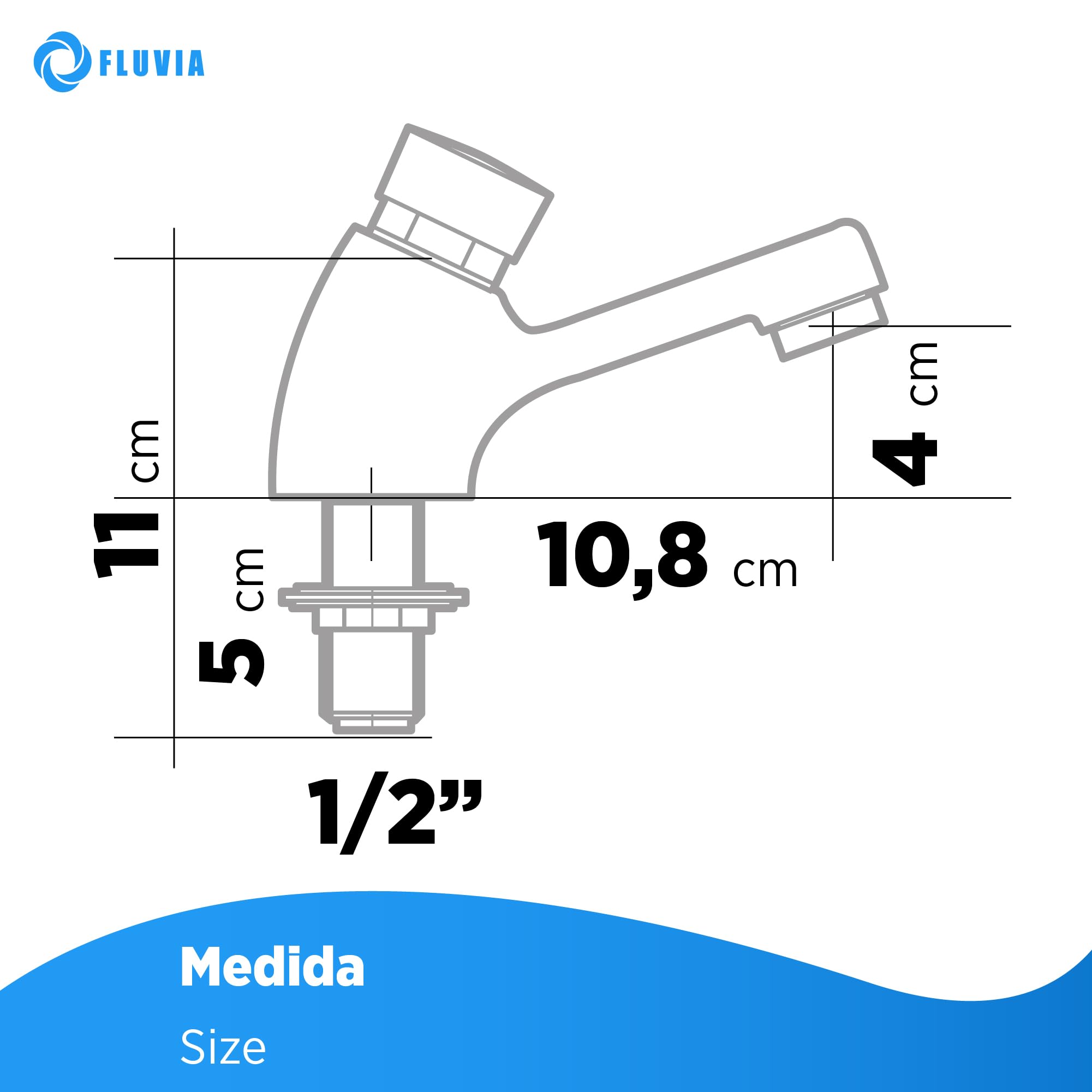 Rubinetto temporizzato per lavabo con pulsante cromato con chiusura automatica e cartuccia in ottone, nebulizzatore anti-spruzzo, filtro impurità, risparmio idrico, per bagno pubblico FLUVIA