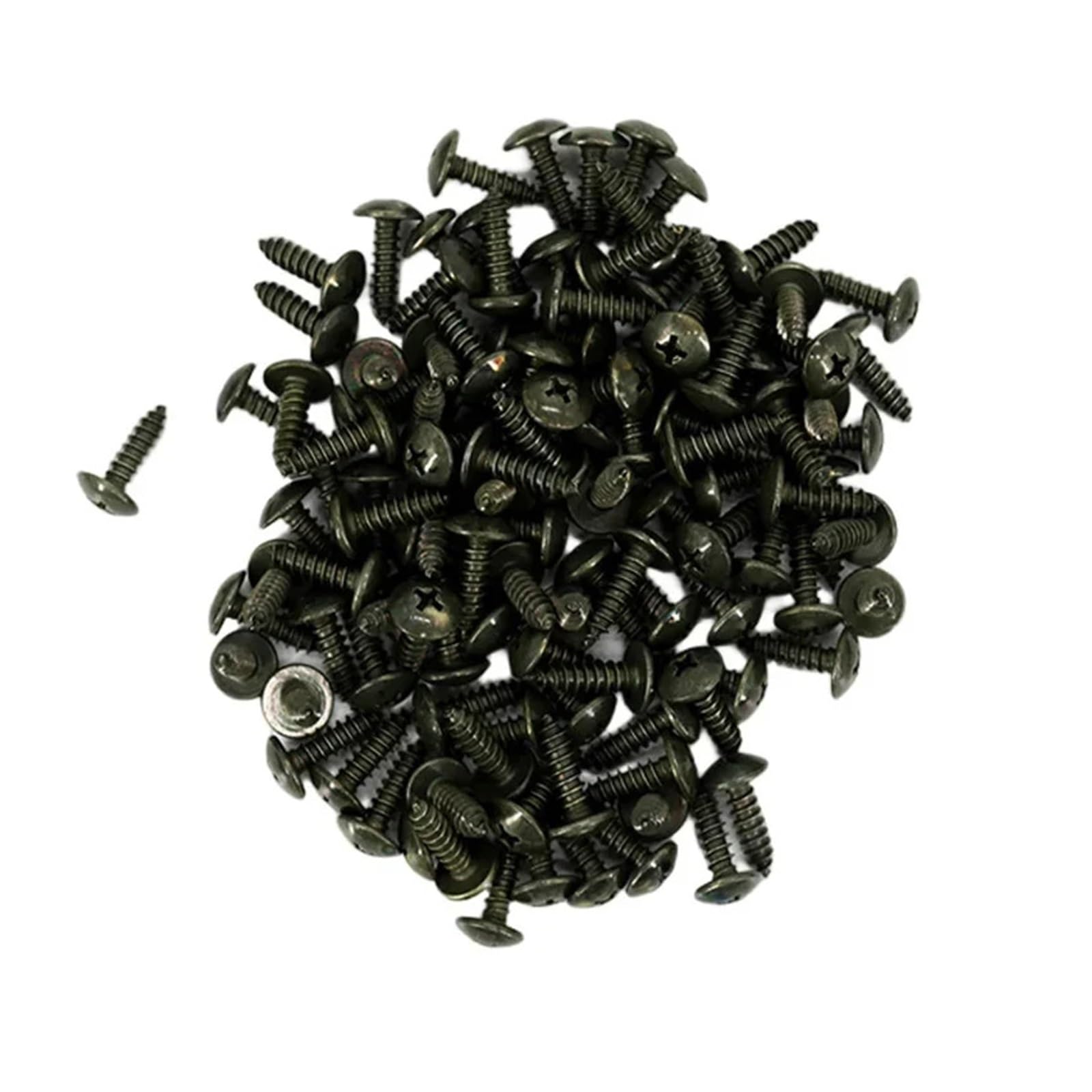 FDCSKINX 50Pcs Metal Self-Tapping Screws Car Motorcycle Screw Fastener Clips Auto Accessories(20Pcs)