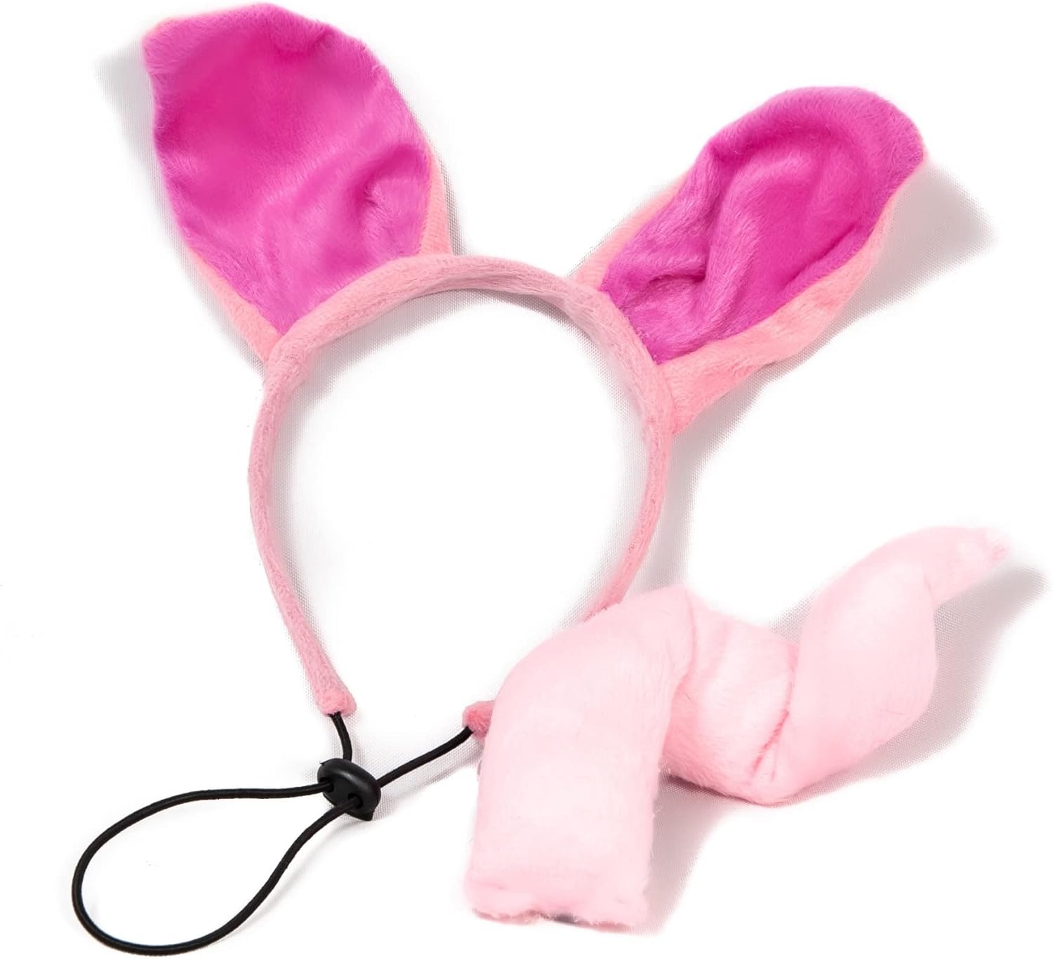 Midlee Dog Pig Halloween Headband Costume with Tail- Large