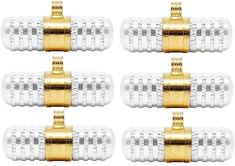 Solid Silver Tabeez Charm Amulet Locket Pendant Luck Protection for Women Men & Childrens (Cylinder Shape) Silver Locket (Pack of 6)