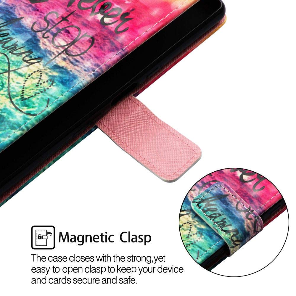 SATURCASE Custodia per Huawei P30 Pro, in pelle PU, con motivo girasole
