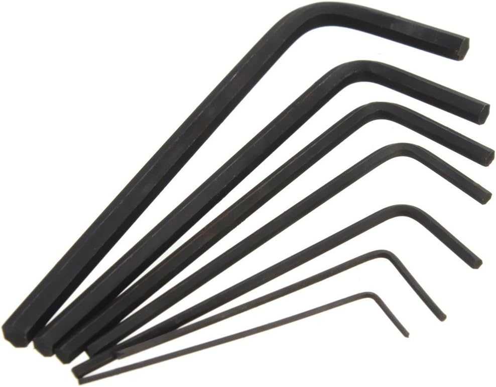 Lelinta 7 Piece Mini Micro Hexagon Hex Allen Key Set Wrench Screwdriver Tool Kit