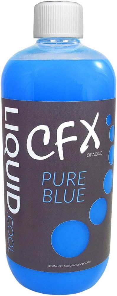 Liquid Cool 1000 ml CFX Pre Mix Opaque Performance Coolant - Pure Blue