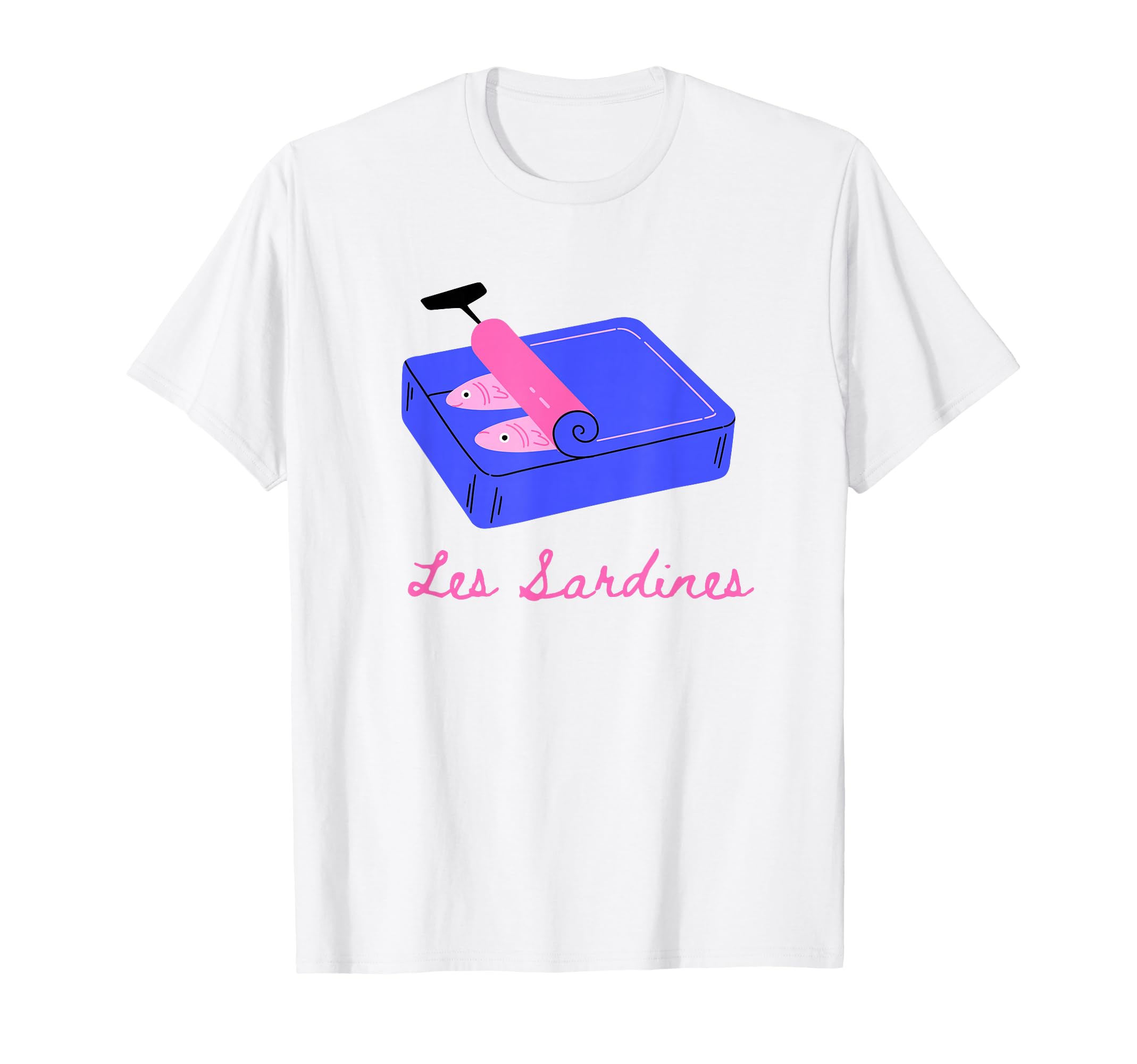 Les sardines fisherman aesthetic coastal sardine fish T-Shirt