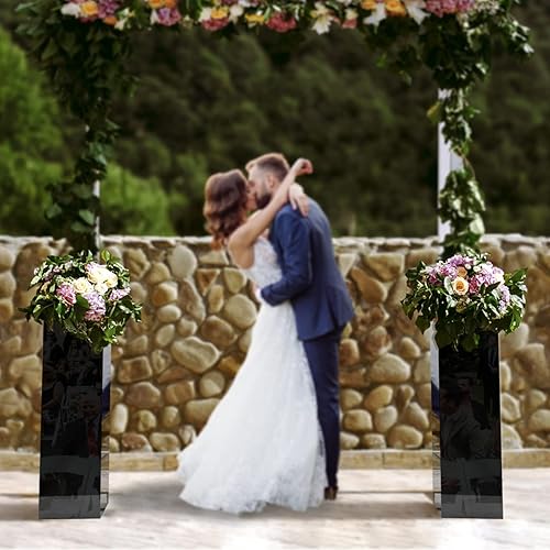 Miniatura 16 de Marketing Holder - Cubo de exhibición alto de 12 x 12 x 42 pulgadas, soporte de escultura artística de plexiglás acrílico, columna elevadora hueca