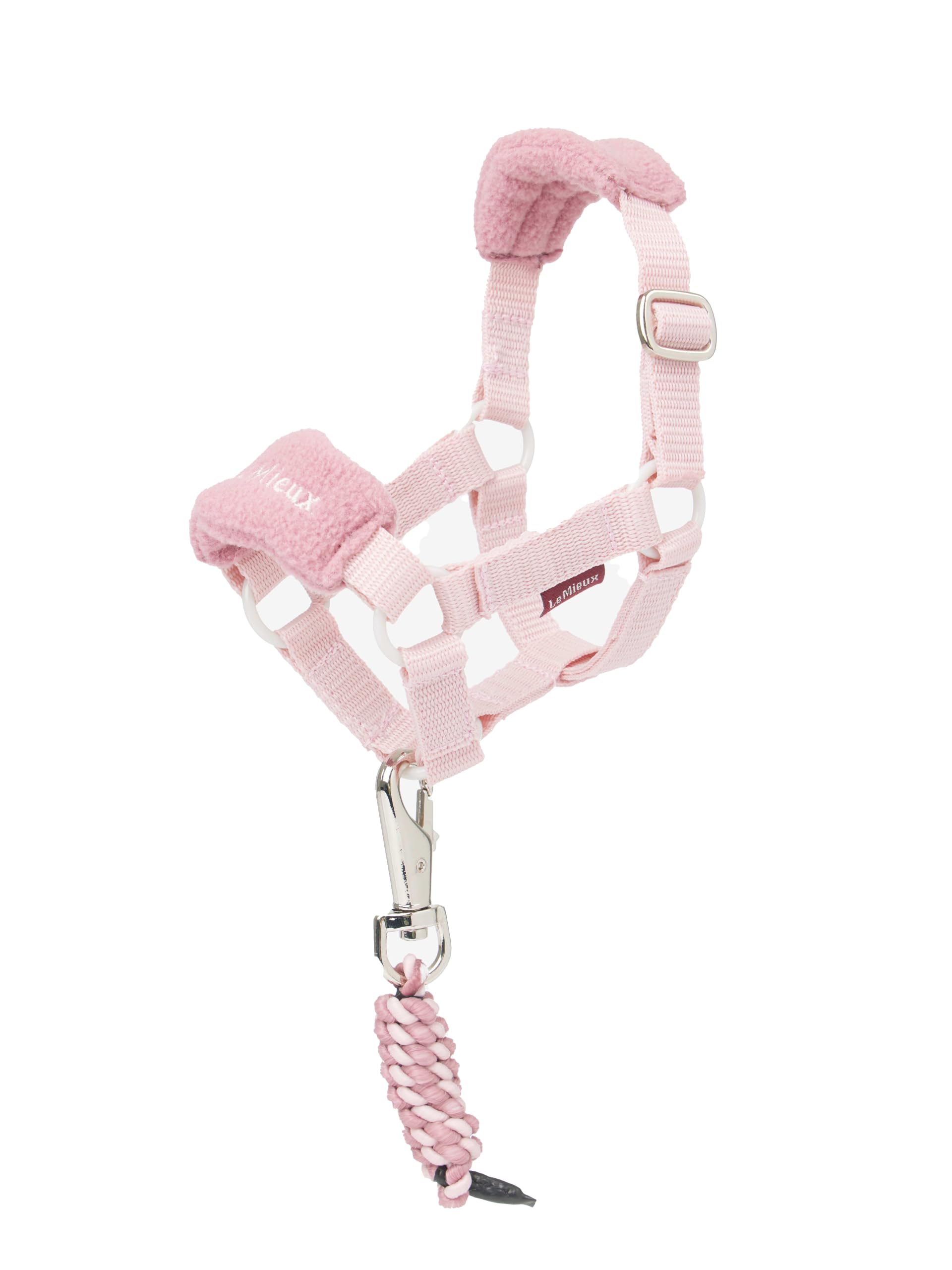 LeMieux Toy Pony Vogue Halfter und Führstrick – ab 3 Jahren – Fleece-gepolstertes Nasenriemen – verstellbarer Riemen – maschinenwaschbar – Blüte – Einheitsgröße
