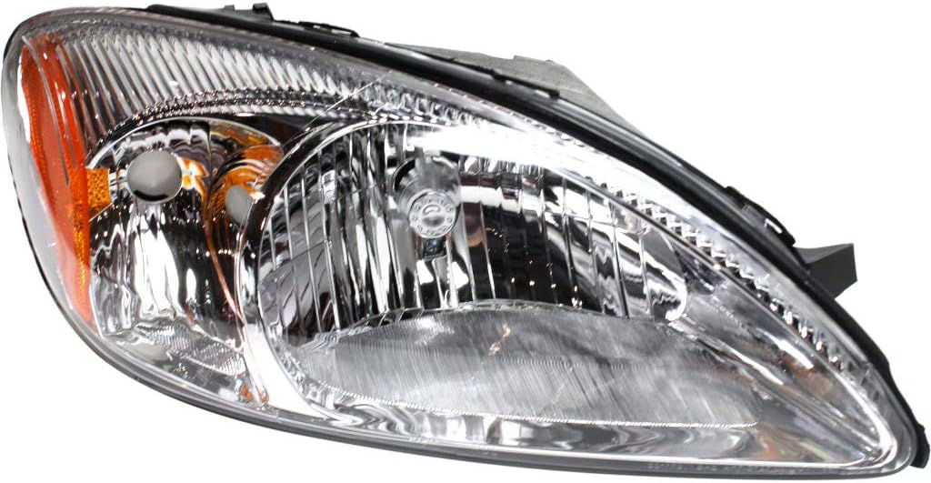 For 2000-2007 Ford Taurus Pair Headlights Driver and Passenger Side Assembly Unit FO2502169 FO2503169 Replaces 1F1Z-13008AB 1F1Z-13008AA