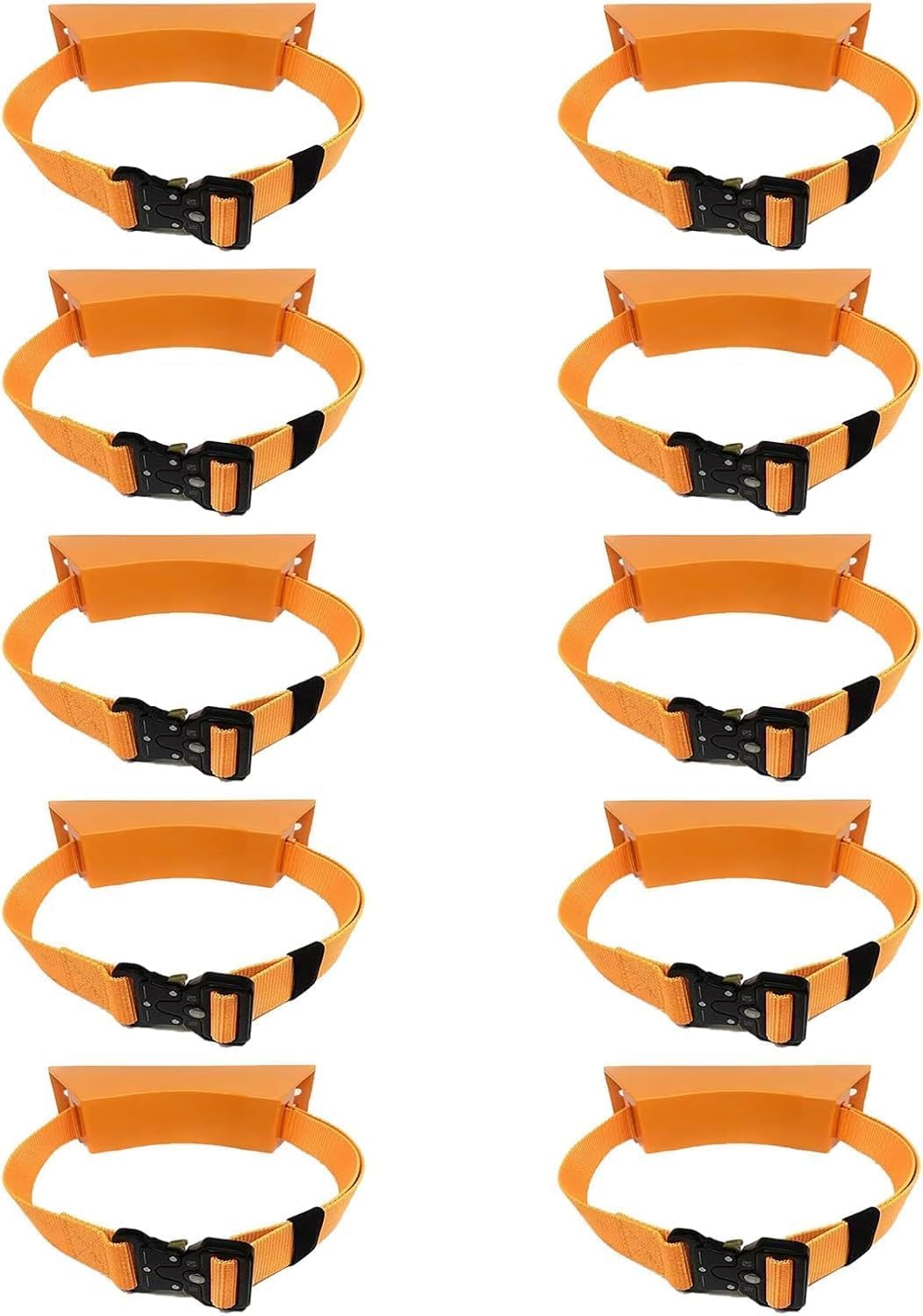 Cylinder Wall Mount Bracket - for Workshops and Outdoor Areas(Orange,8pack)