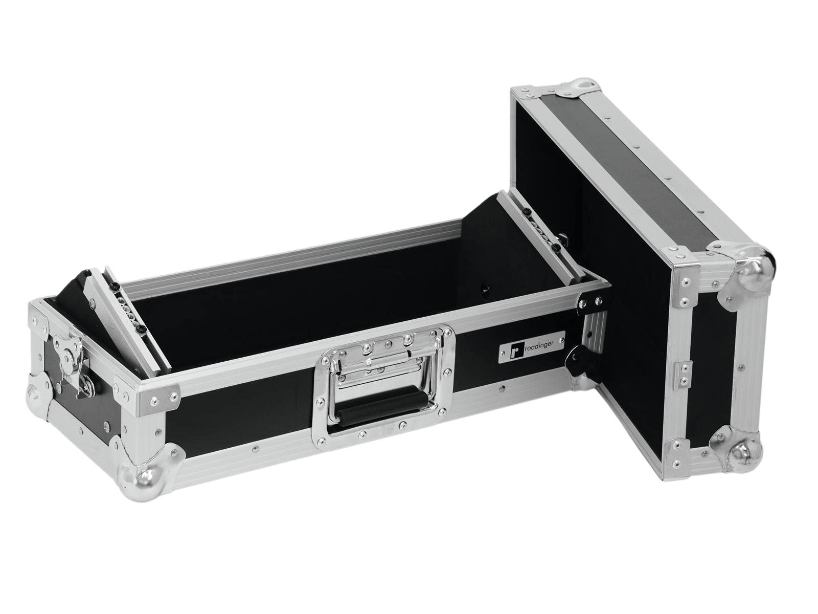 ROADINGER Mixer-Case Profi MCA-19-N, 3HE, schwarz | Flightcase für 483-mm-Geräte (19")