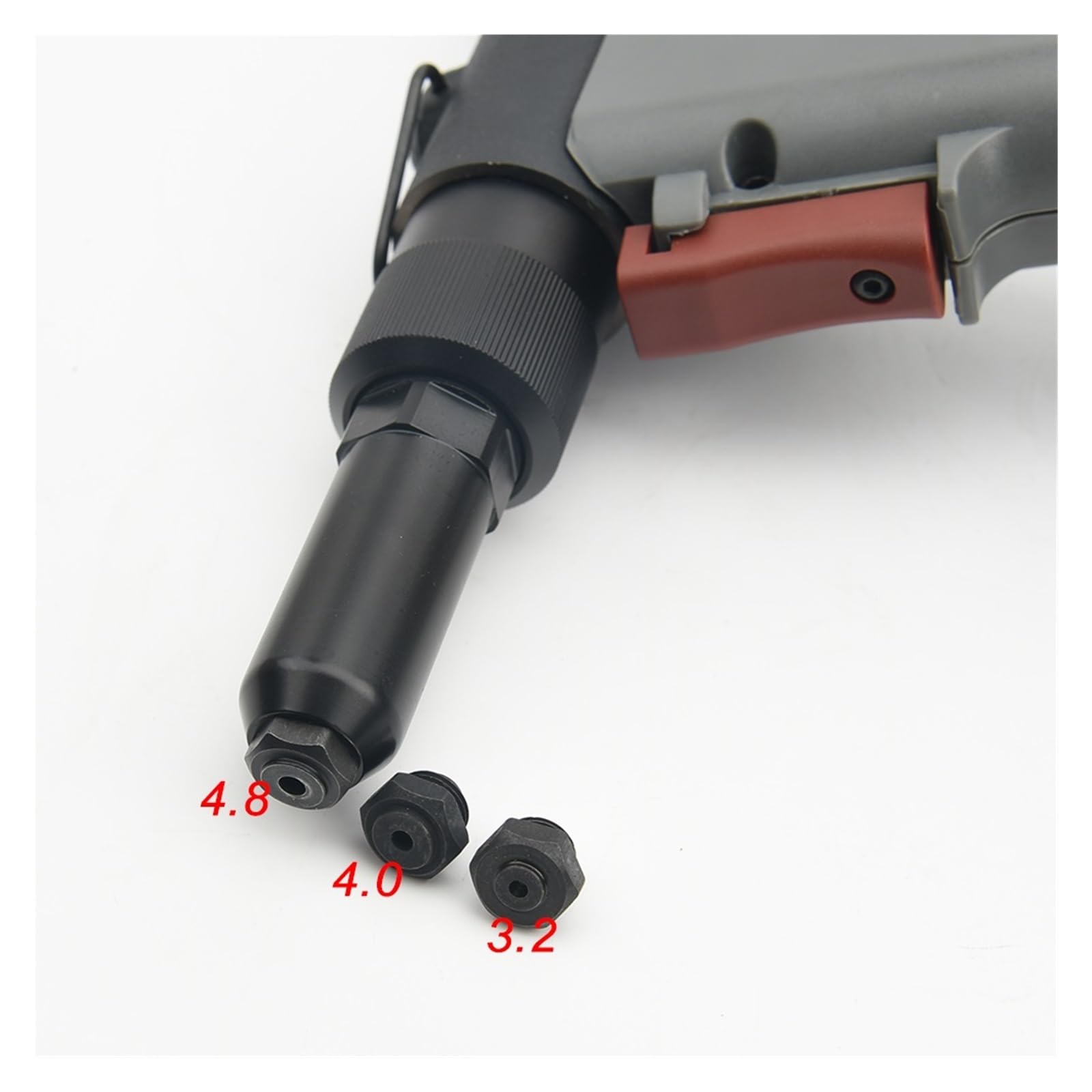 Pistola sparachiodi, Pistola For Rivetti Idraulica Pneumatica Pistole For A Vuoto Da 3,2-4,8 Mm For In Acciaio Inossidabile 4,0
