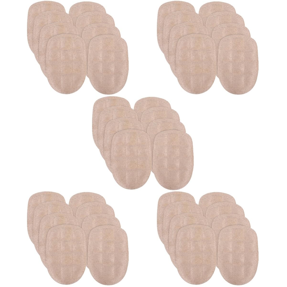SHERCHPRY 5 Sätze Massage-einlegesohle Schuhschuhkissenpolster Einlegesohlen Schuheinsätze Polsterung Fit Pads Absatzschützer Für Schuhe Ferseneinlagen Für Damen Gp-fleece Beige 4 Paare * 5