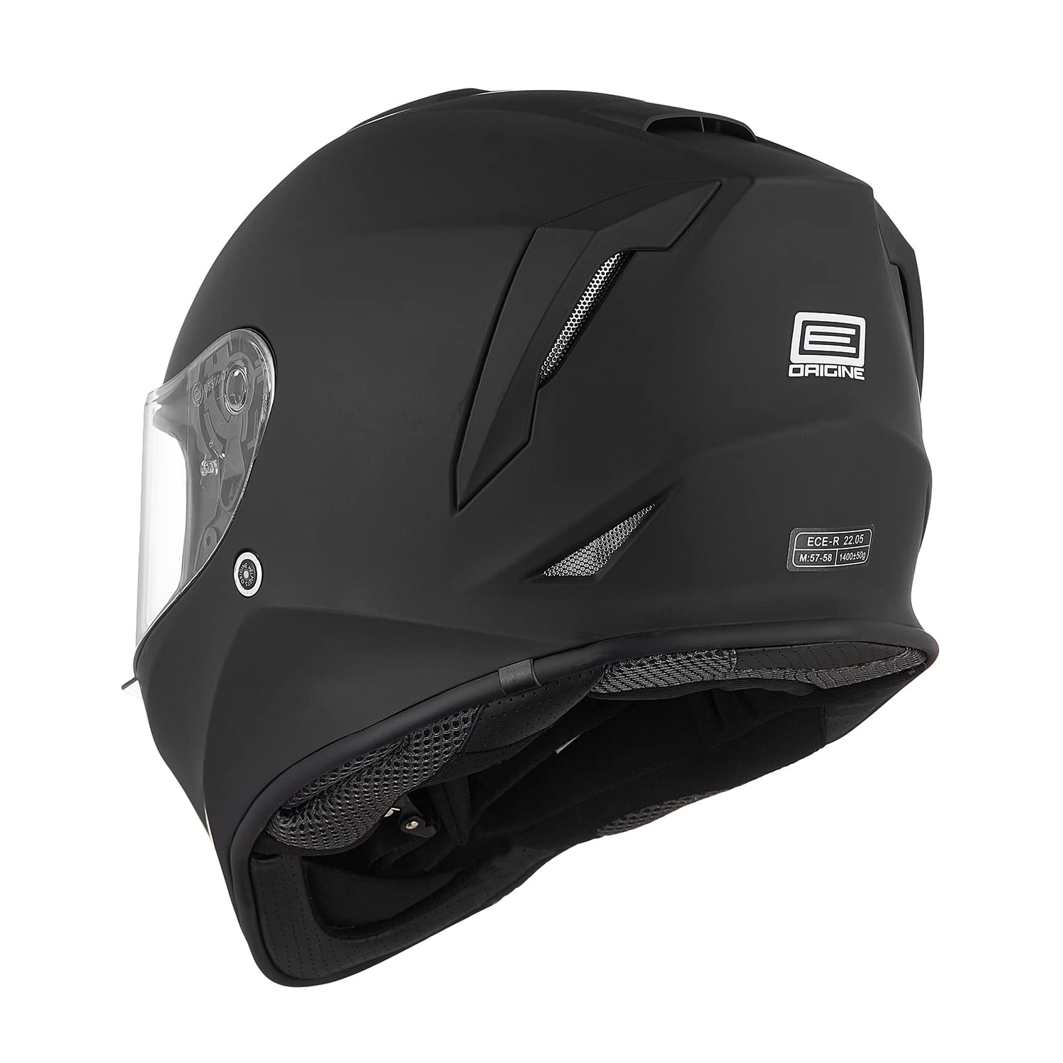 ORIGINE Integralhelm Motorradhelm mit Belüftung ECE Zertifizierung