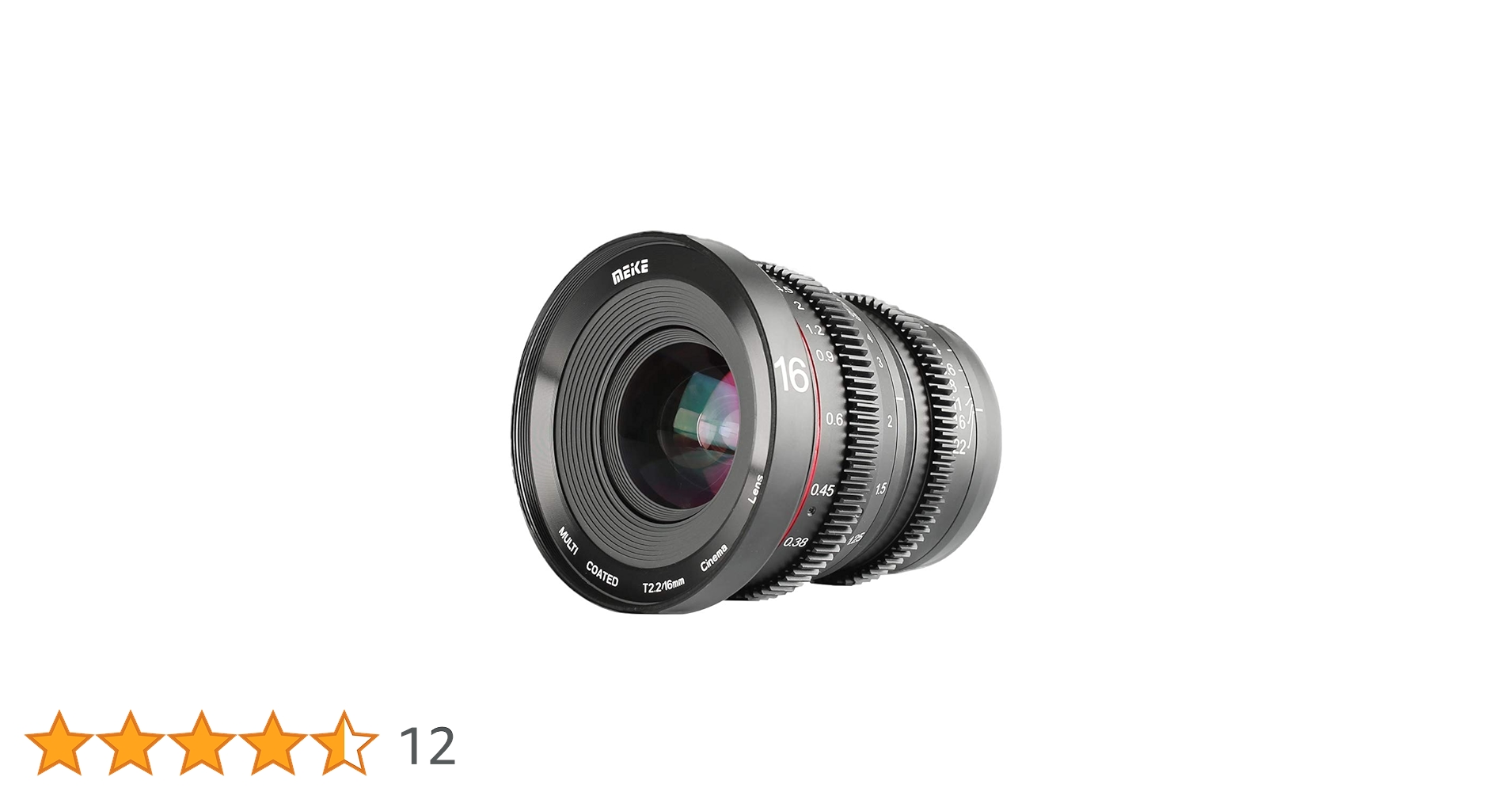 Amazon | Meike 16mm t2.2 大口径マニュアルフォーカスプライム