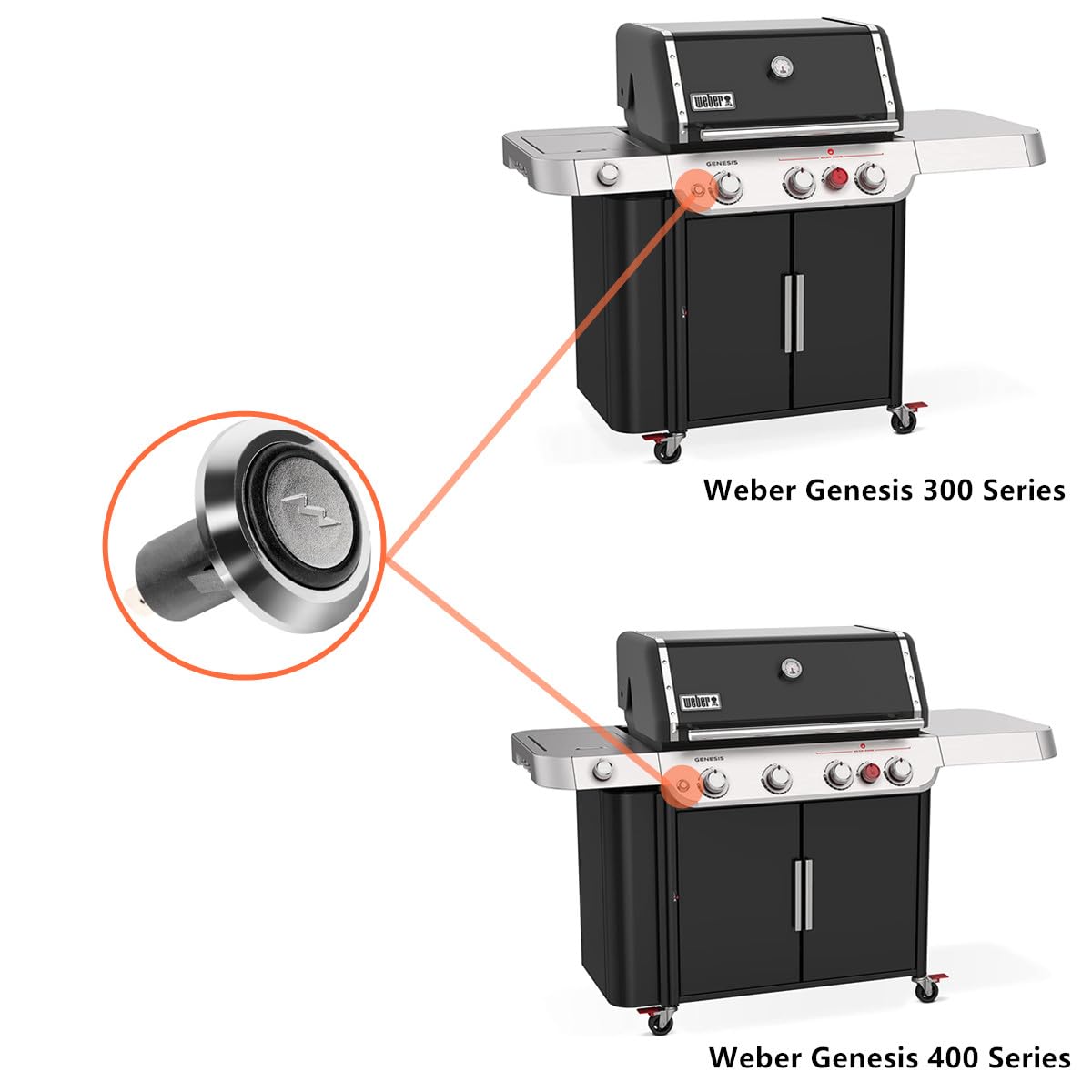 Push Button Starter Switch Weber 66220 Igniter Button