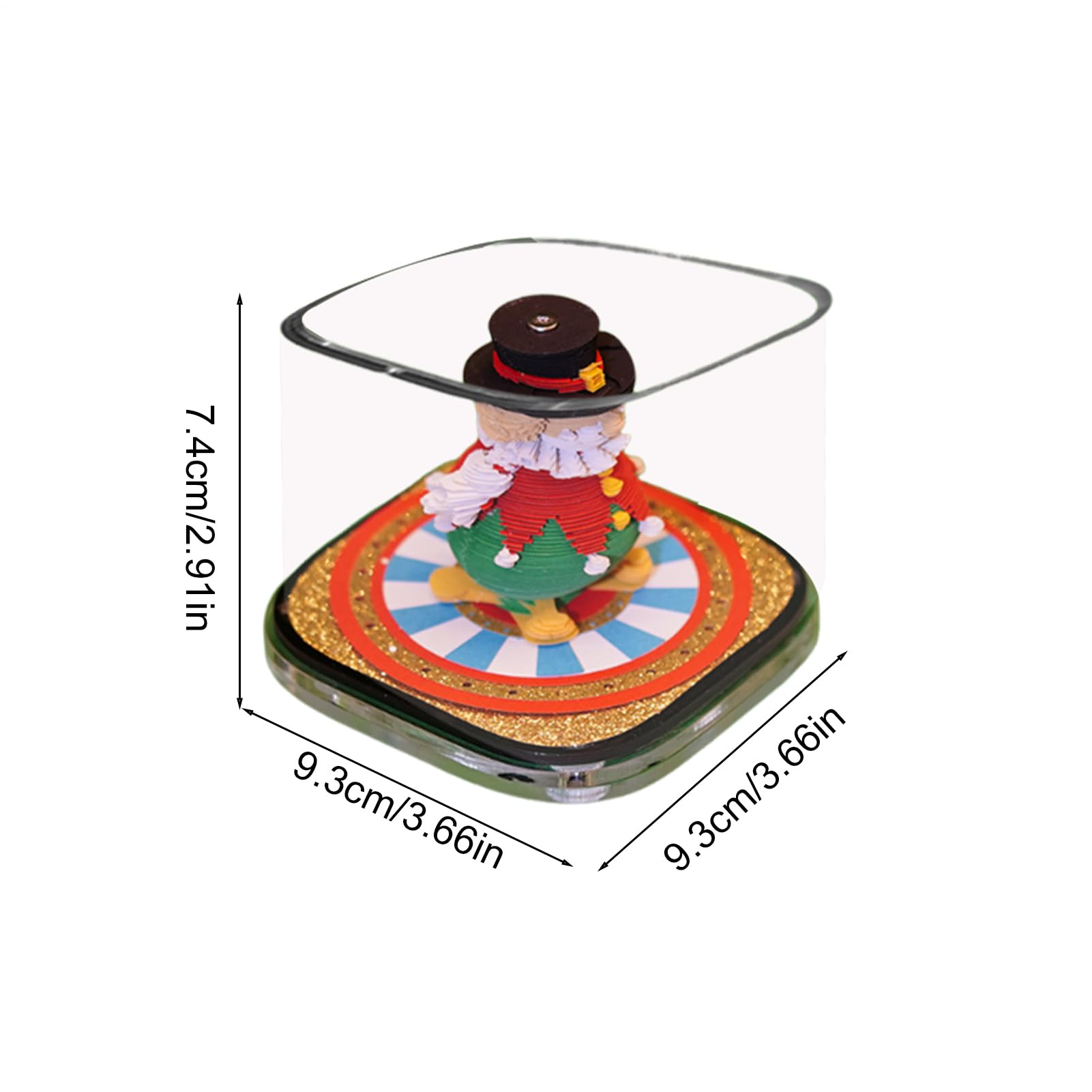 Calendario 3D Calendario Strappabile 3D Clown | Agenda Planner Organizzazione Giornaliera Gestione Aula Casa Cucina Famiglia Bambini Adulti