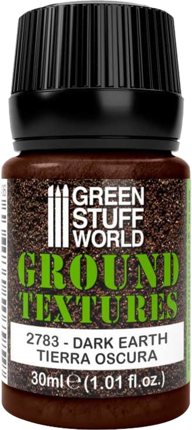 Green Stuff World Ground Textures Paint 30ml - Dark Earth