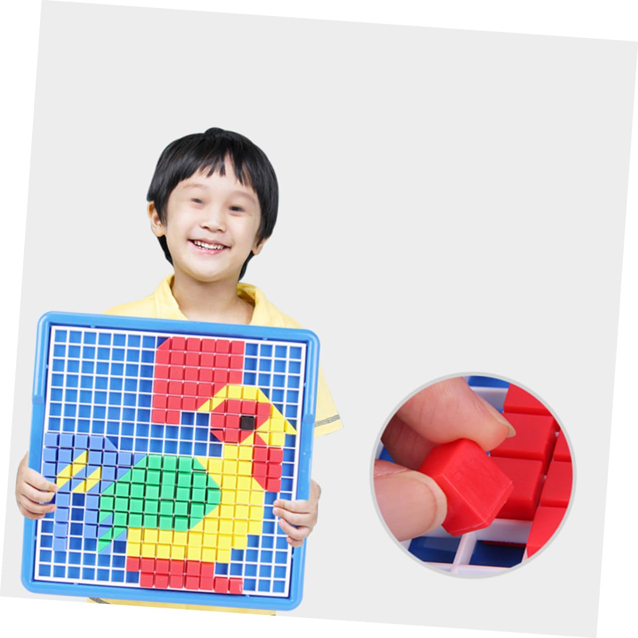 Juguete Rompecabezas de Plástico Educativo para Niños Función de Reconocimiento de Colores y Diseño Artístico Adecuado Vida Diaria y Cumpleaños