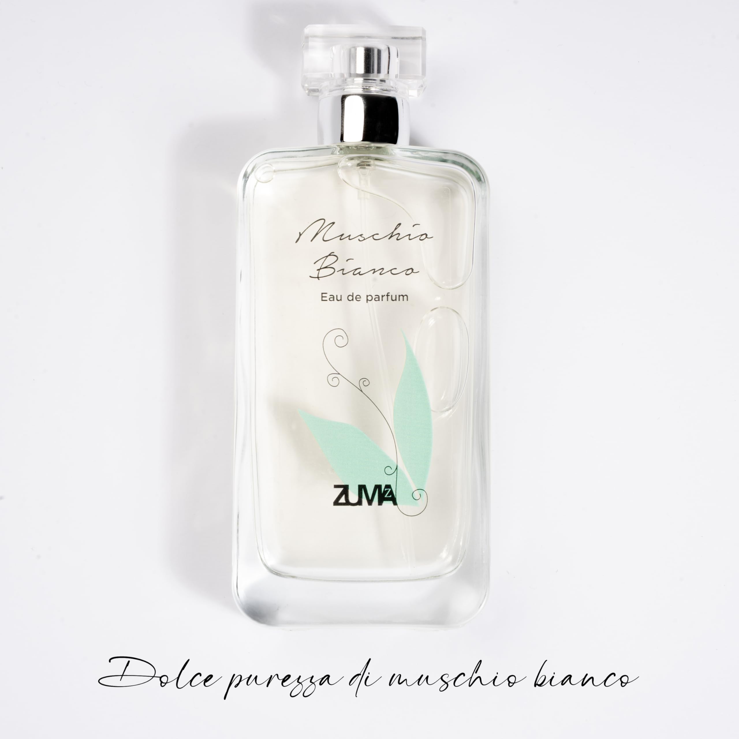 Profumi Zuma - Perfume de Almizcle Blanco Eau de Parfum Spray - La pureza delicada de una fragancia atemporal - Made in Italy (Muschio Bianco 100 ml)