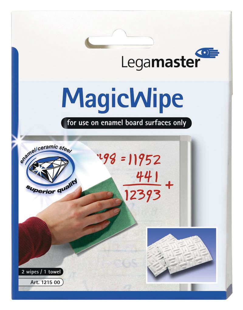 Image secondaire de Lingettes de Nettoyage MagicWipe pour Tableaux Émaillés - Legamaster