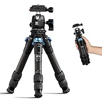 SIRUI Mini Treppiede Fotocamera AM-223, Portatile Compatto Treppiede Carbonio con Testa a Sfera B