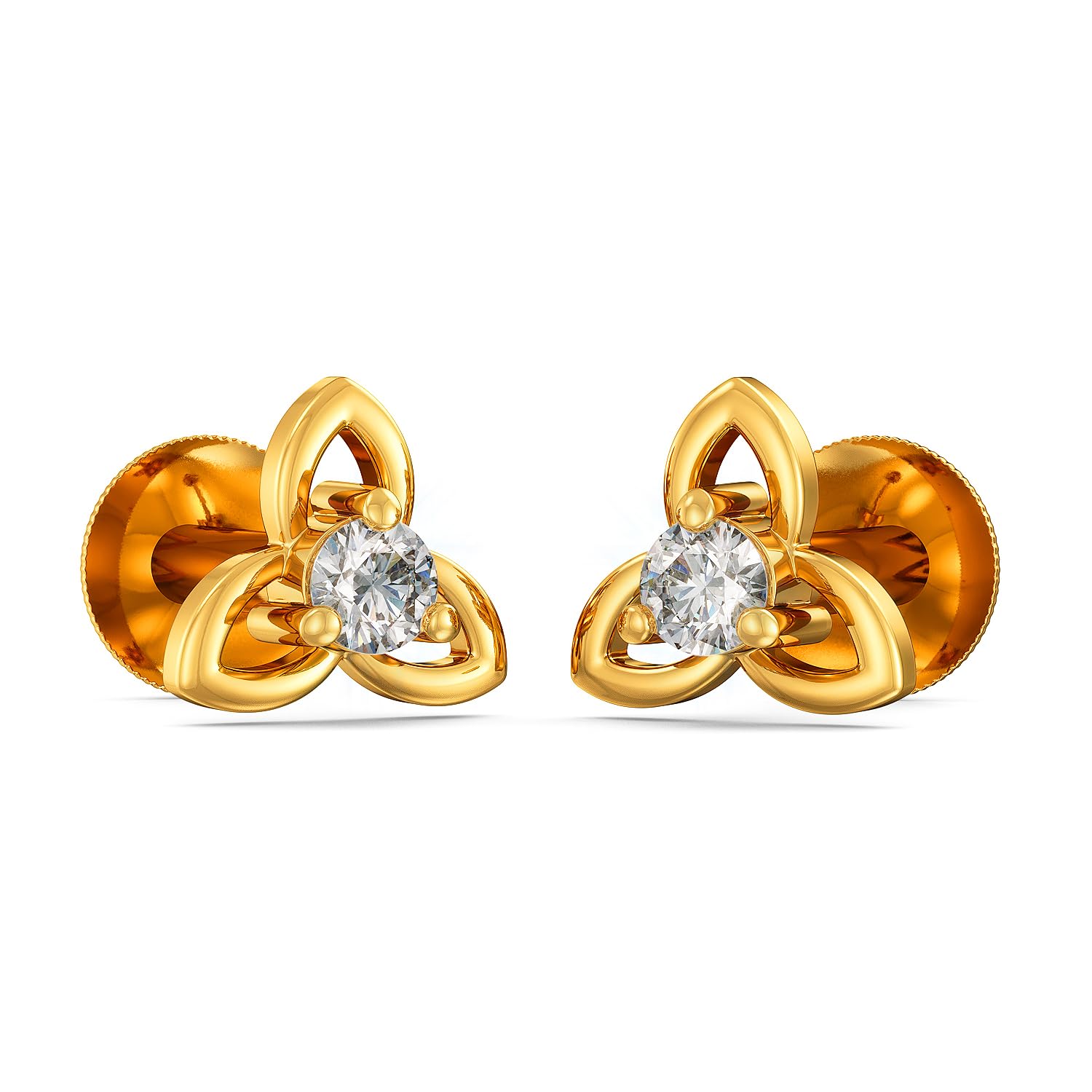 Joyalukkas 22k (916) Celtic Shape Gold Studs for Kids