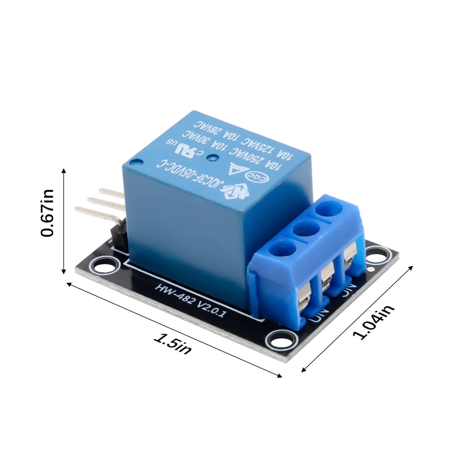 5 PCS 5V Modulo relè per PIC AVR DSP ARM Compatibile con arduino