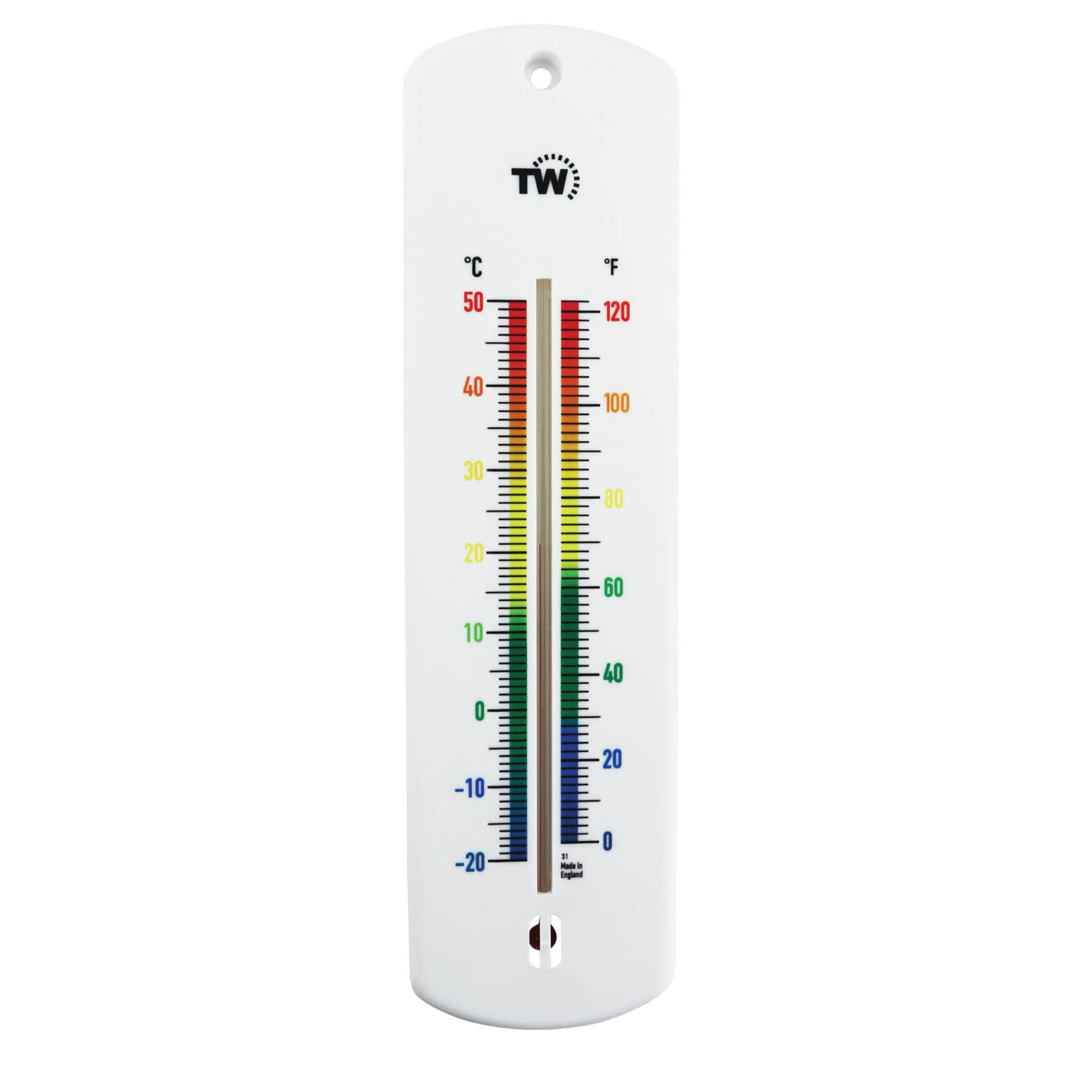 Large 240mm Outdoor Thermometer for Garden - Can be Used as a Greenhouse Thermometer or Home Office Room Indoor Wall Outside (Sunburst)