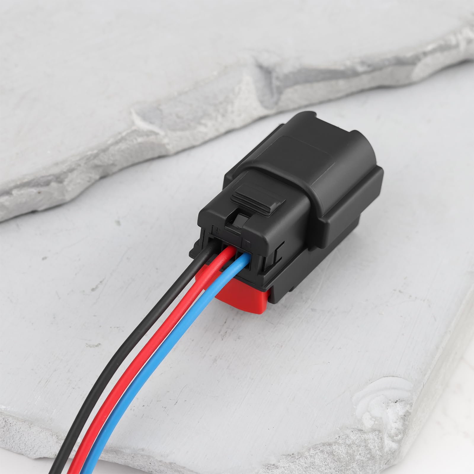 ECSiNG 2 szt. Samochodowe 3-pinowe złącze wiązki czujnika parkowania 31404-3110 kompatybilne z Ford Explorer 2011-2019