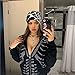 Pooyikoi Y2K Gothic Spider Pattern Wool Acrylic Knitted Hat Women Beanie Winter Warm Beanies Men Casual Skullies Outdoor Black